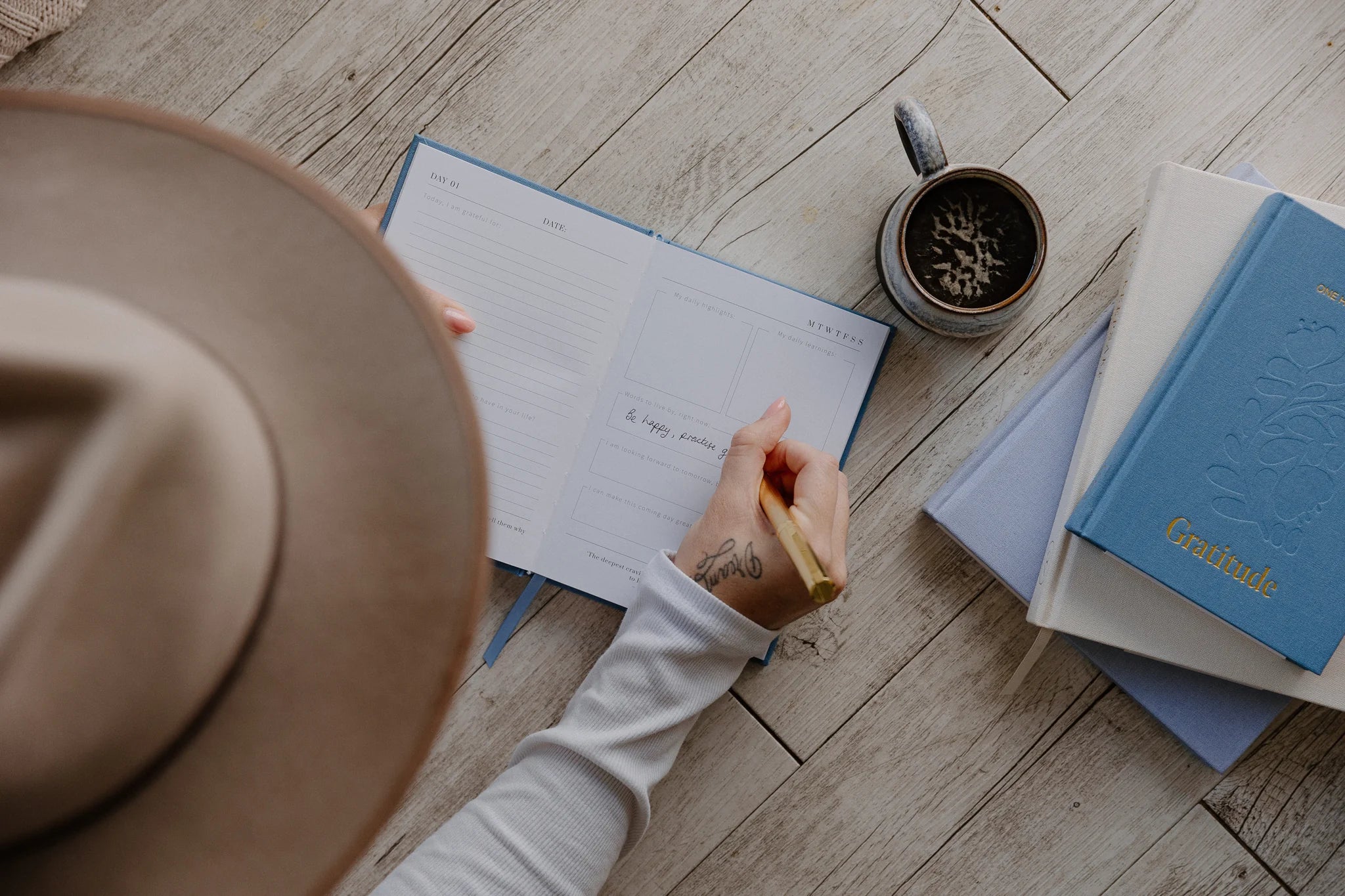 One Hundred Days of Gratitude - Sky Blue