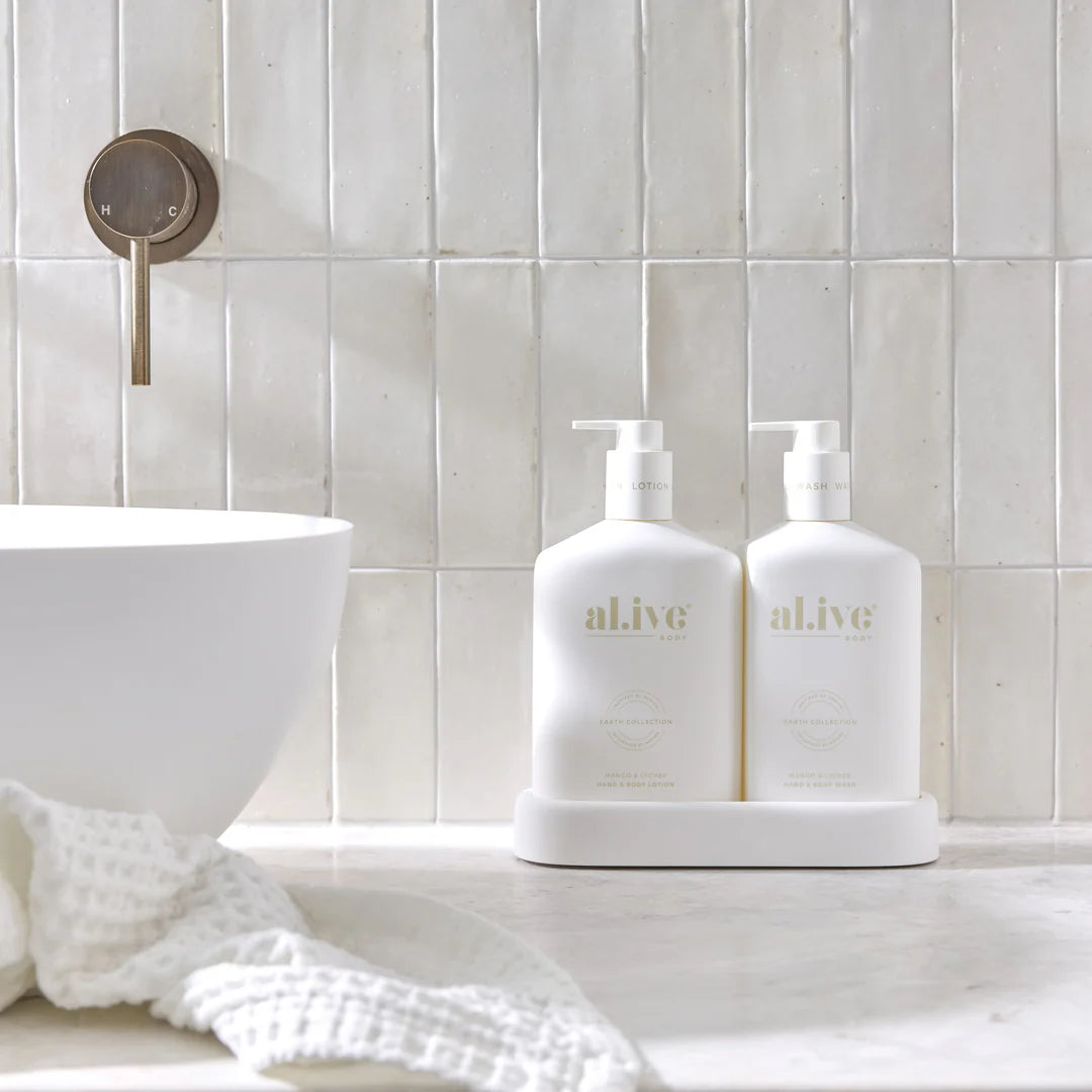 ali.ve - wash + lotion duo - mango & lychee