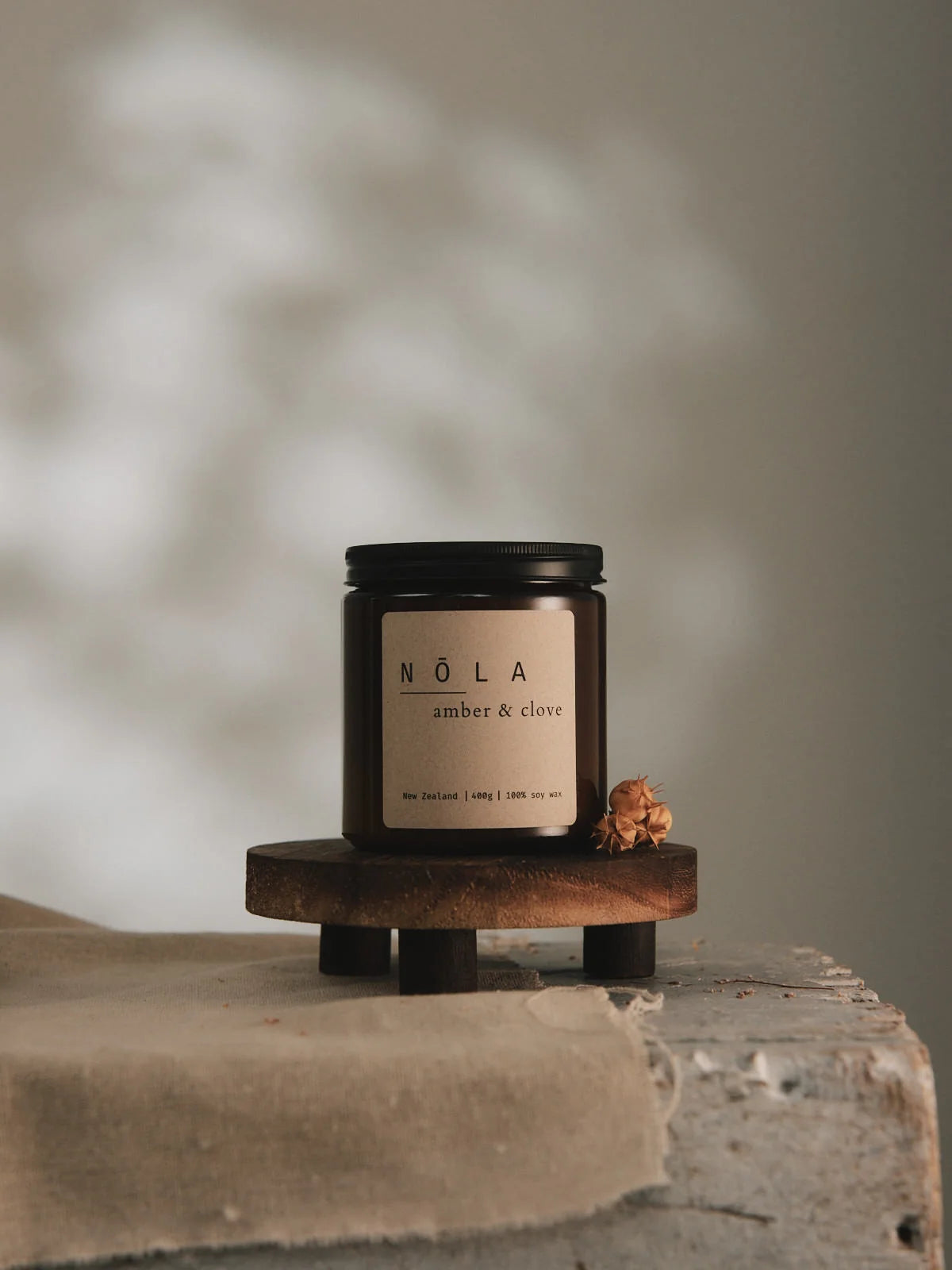 Nola Mini Candle - Amber + Clove