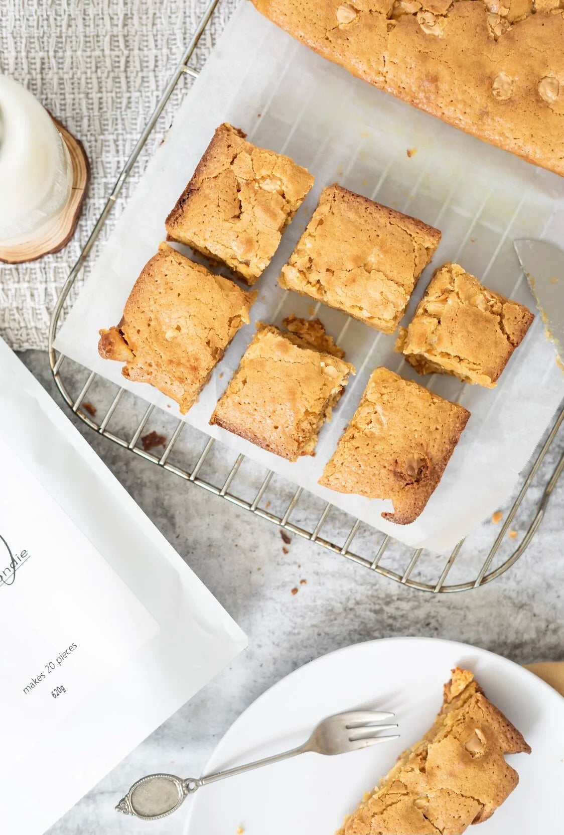 Fudgy White Chocolate Blondie Baking Mix