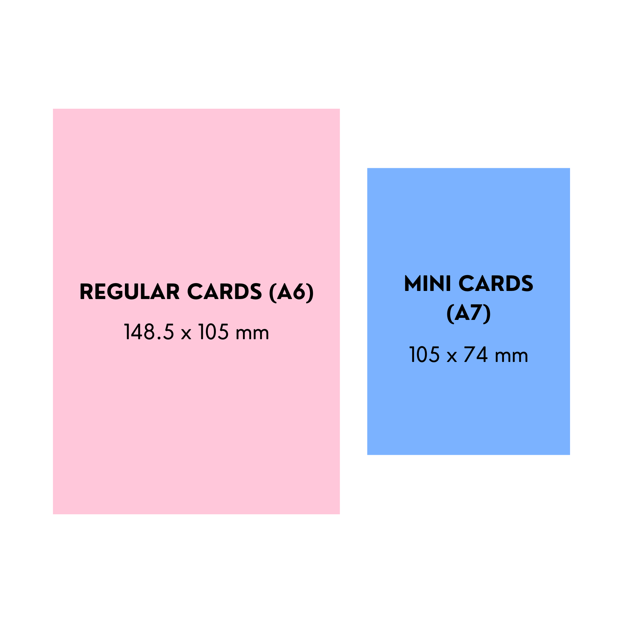 Red Stripes Mini Happy Birthday Card