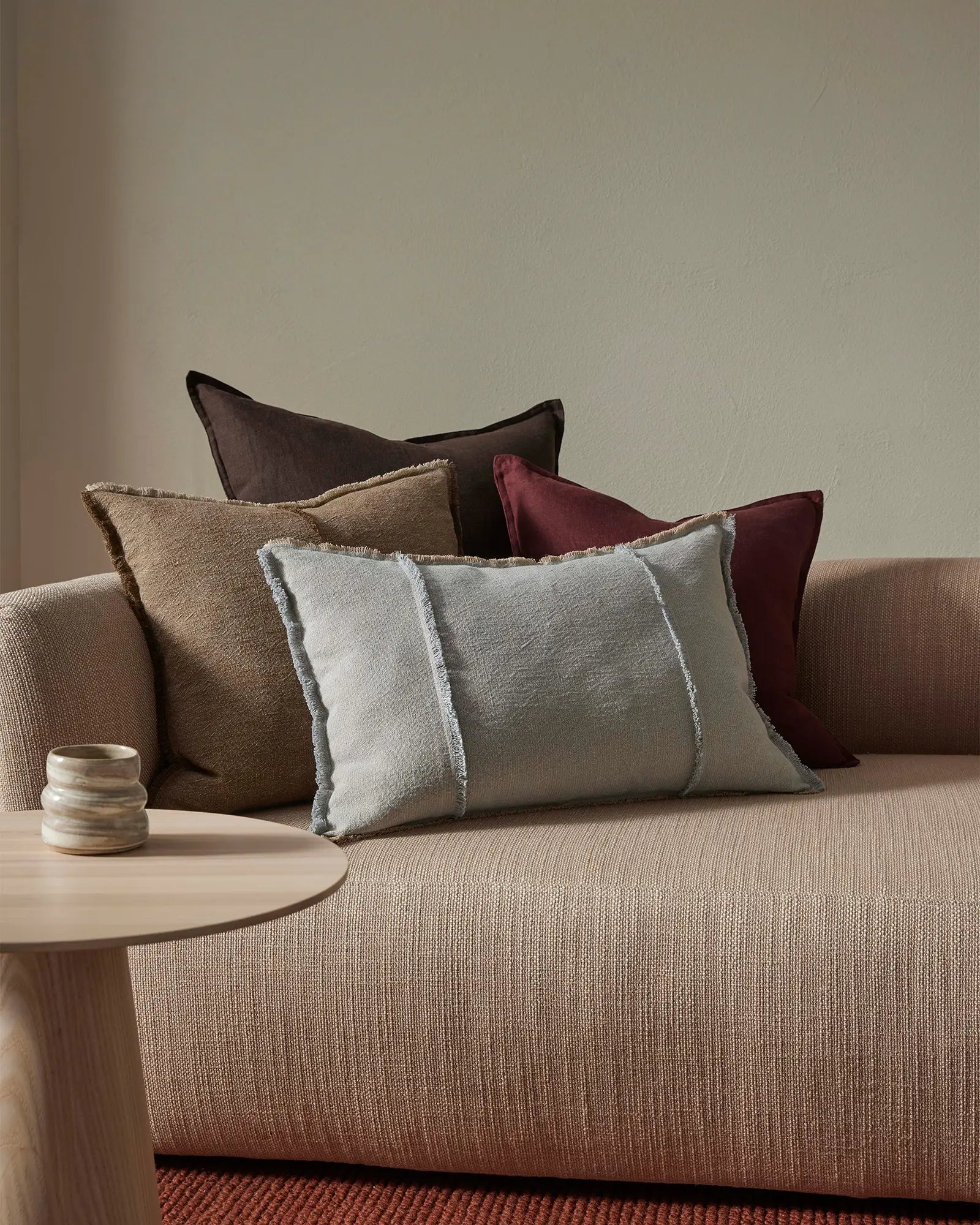 Weave - Como Mocha Cushion - 50 x 50cm