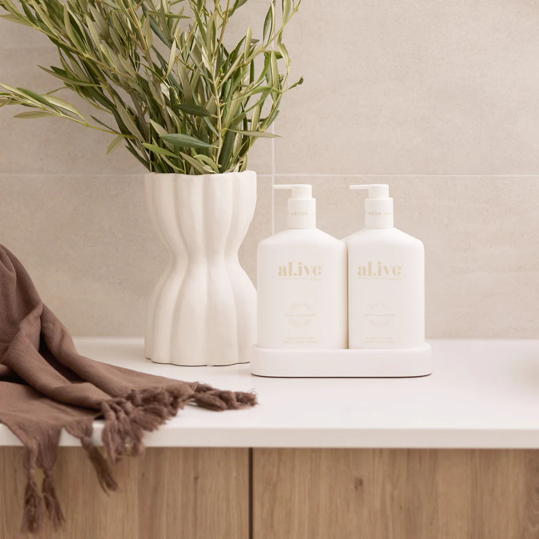 ali.ve - wash + lotion duo - mango & lychee