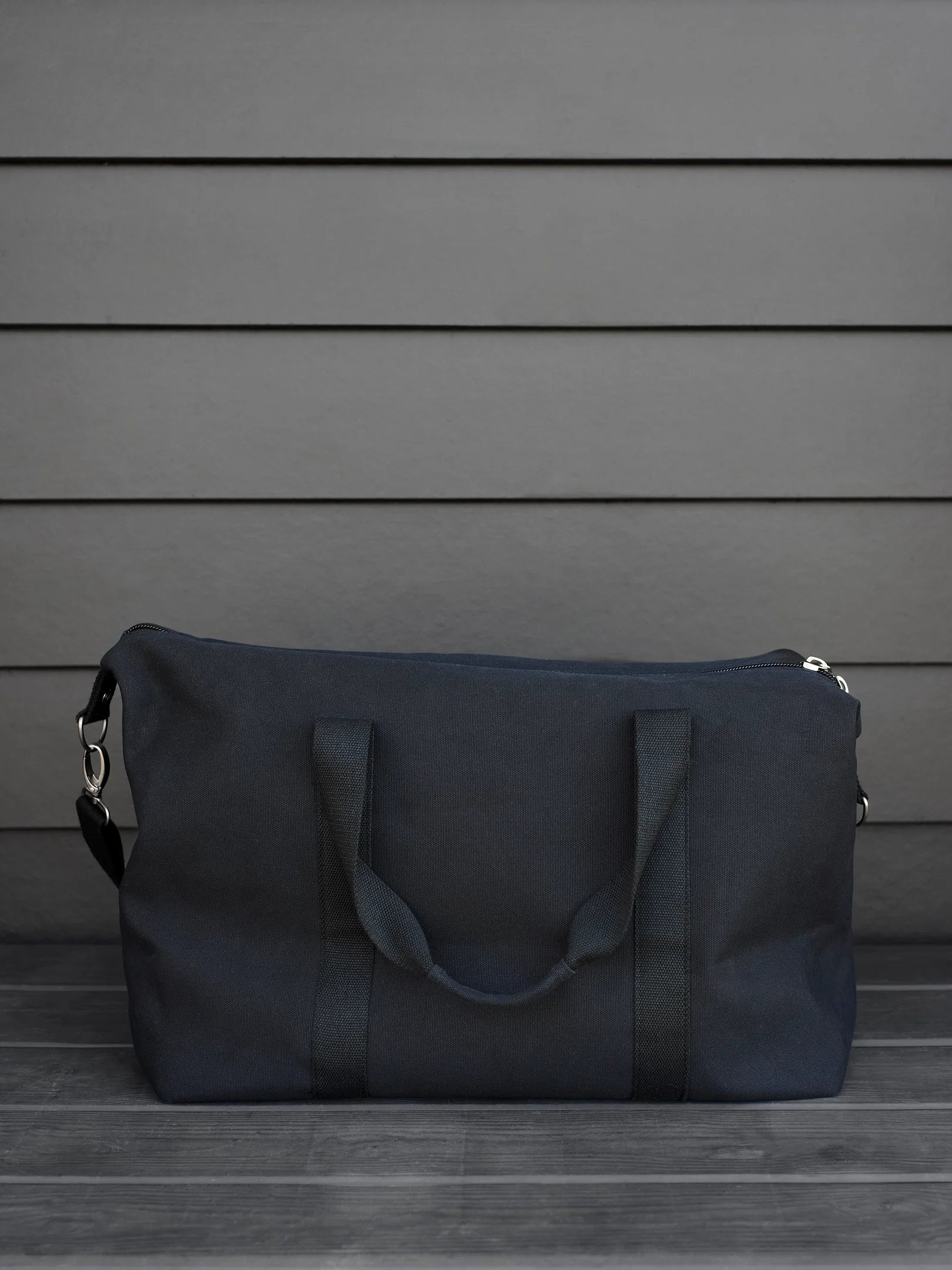 Canvas Weekender Bag - Black