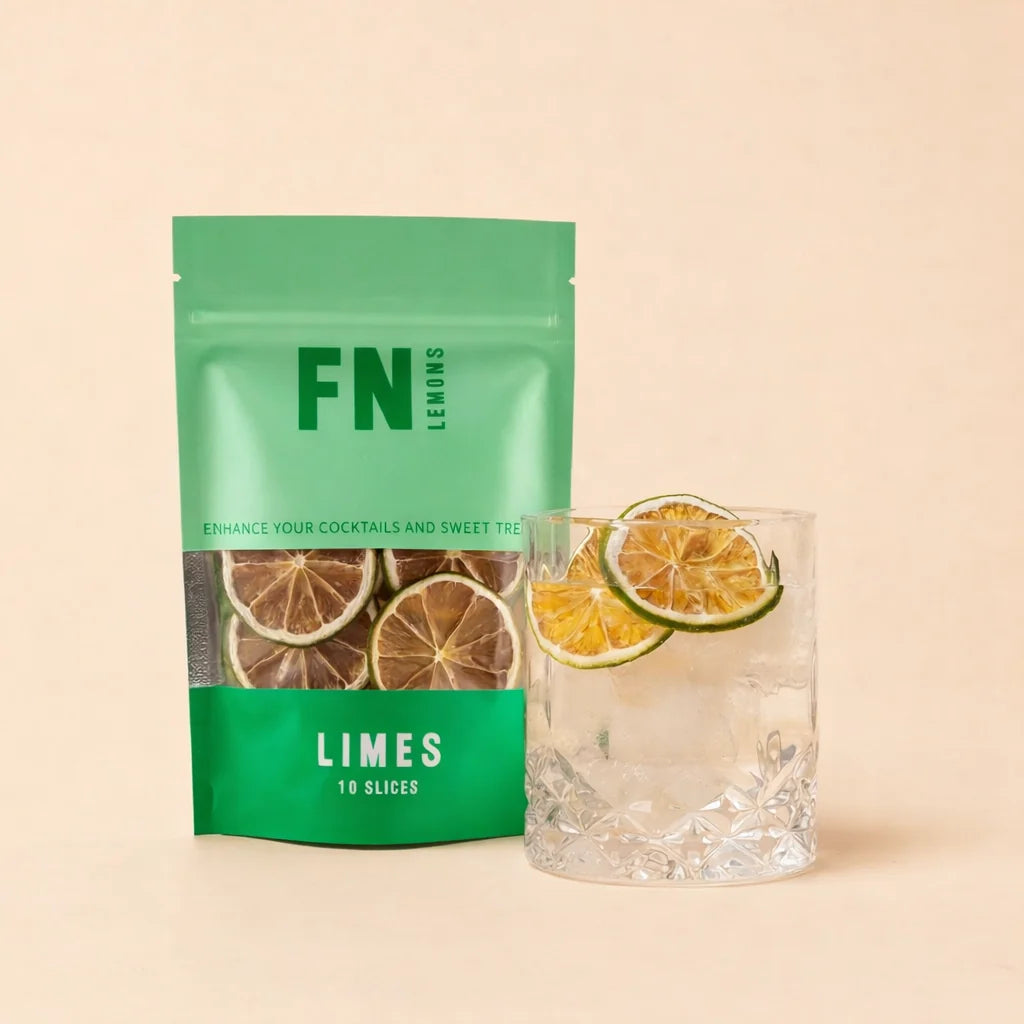 Dried Lime Garnish - 10 slices