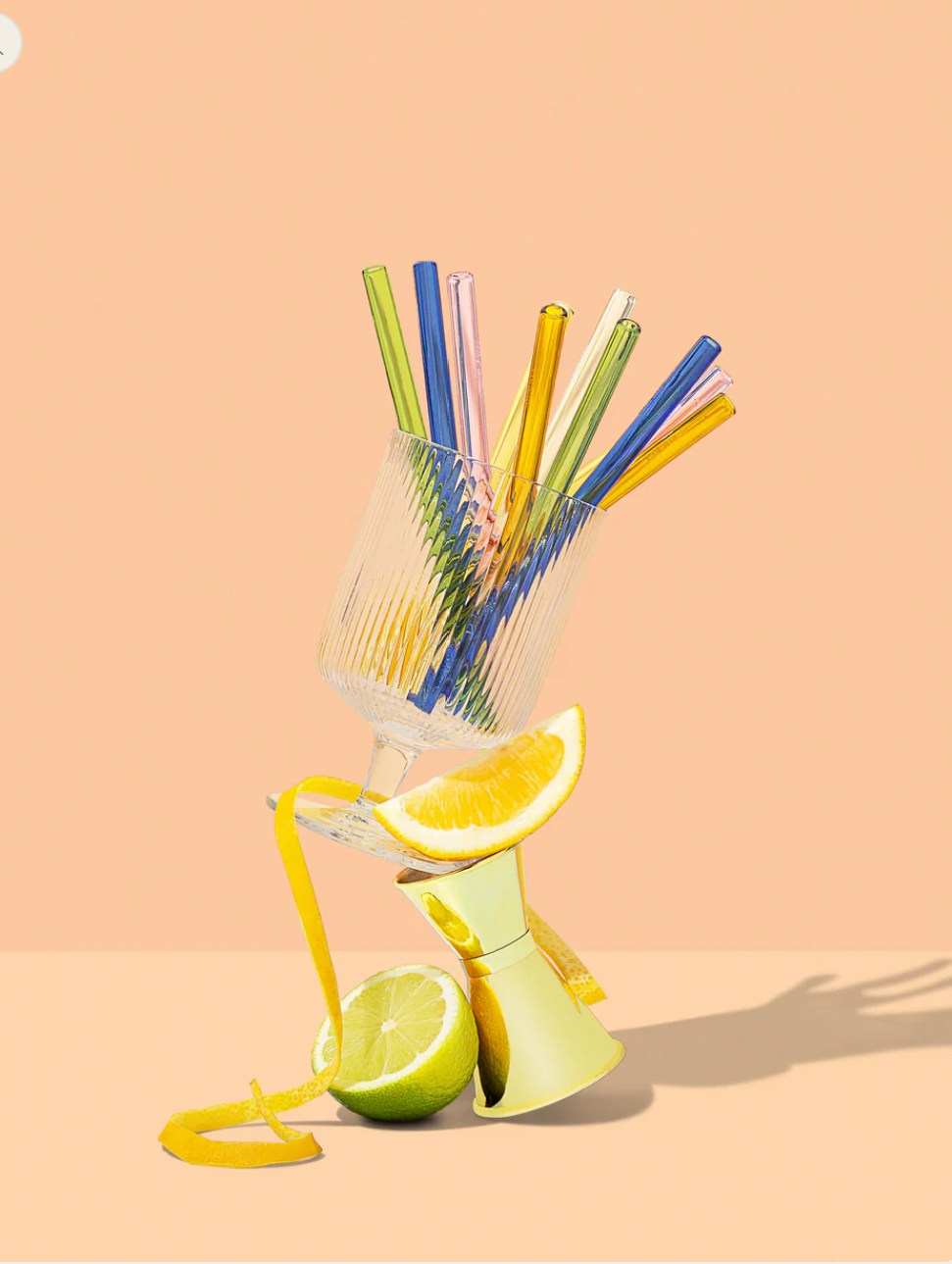 Cocktail Glass Straws