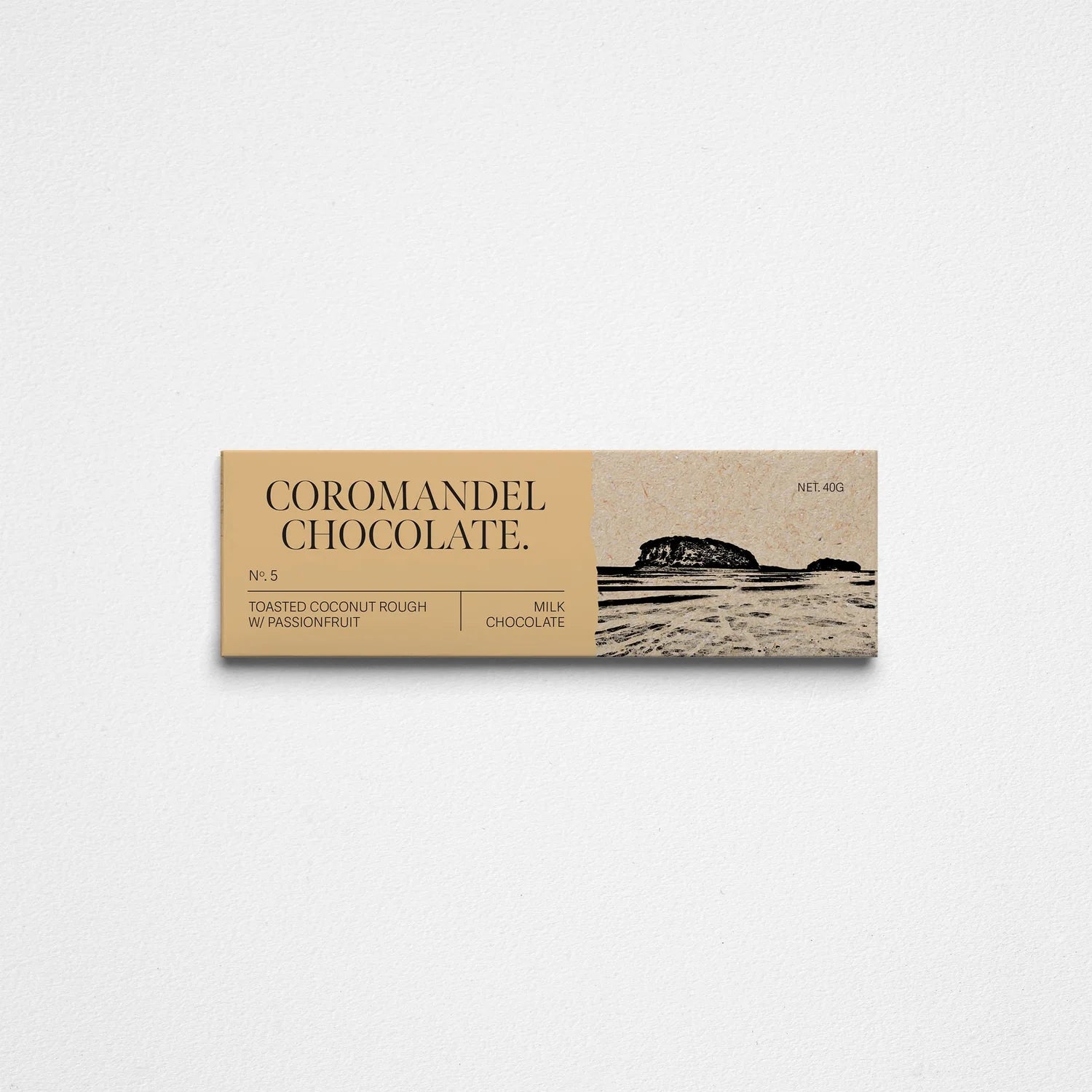 Mini Toasted Coconut Rough w/ Passionfruit Milk Chocolate Bar
