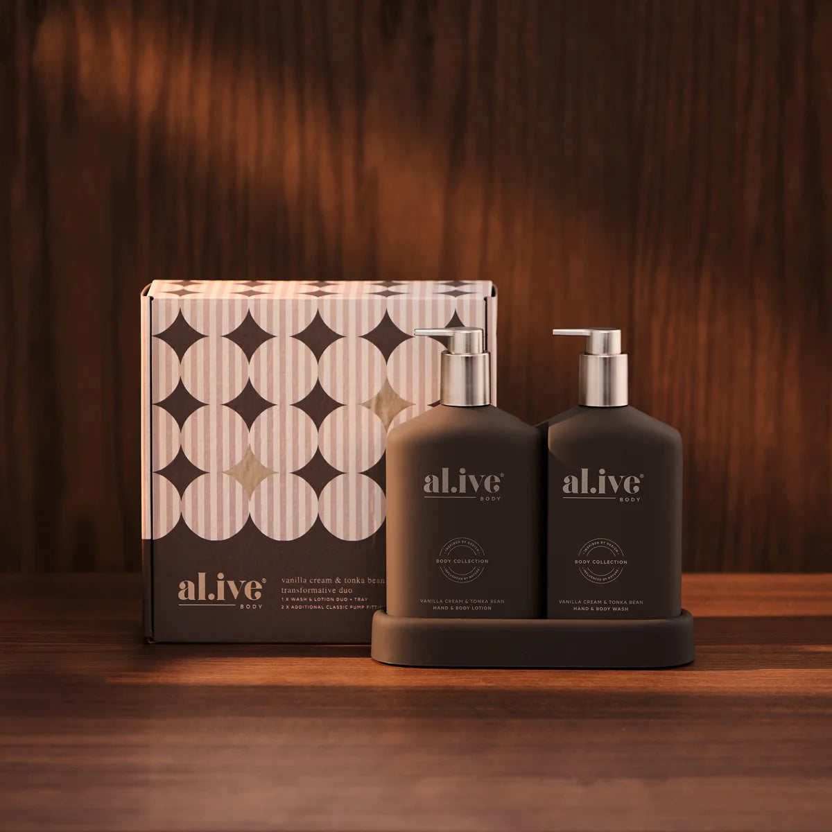 Transformative Wash & Lotion Duo - Vanilla Cream & Tonka Bean - LIMITED EDITION