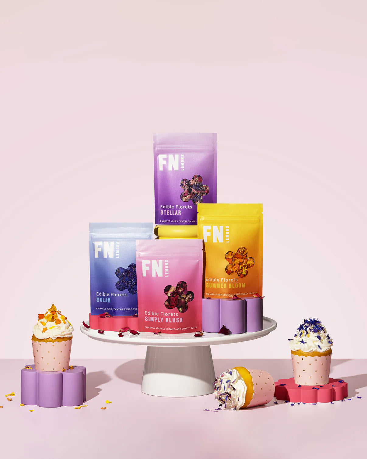 FN Lemons Florets - Dried Edible Flowers - Simply Blush