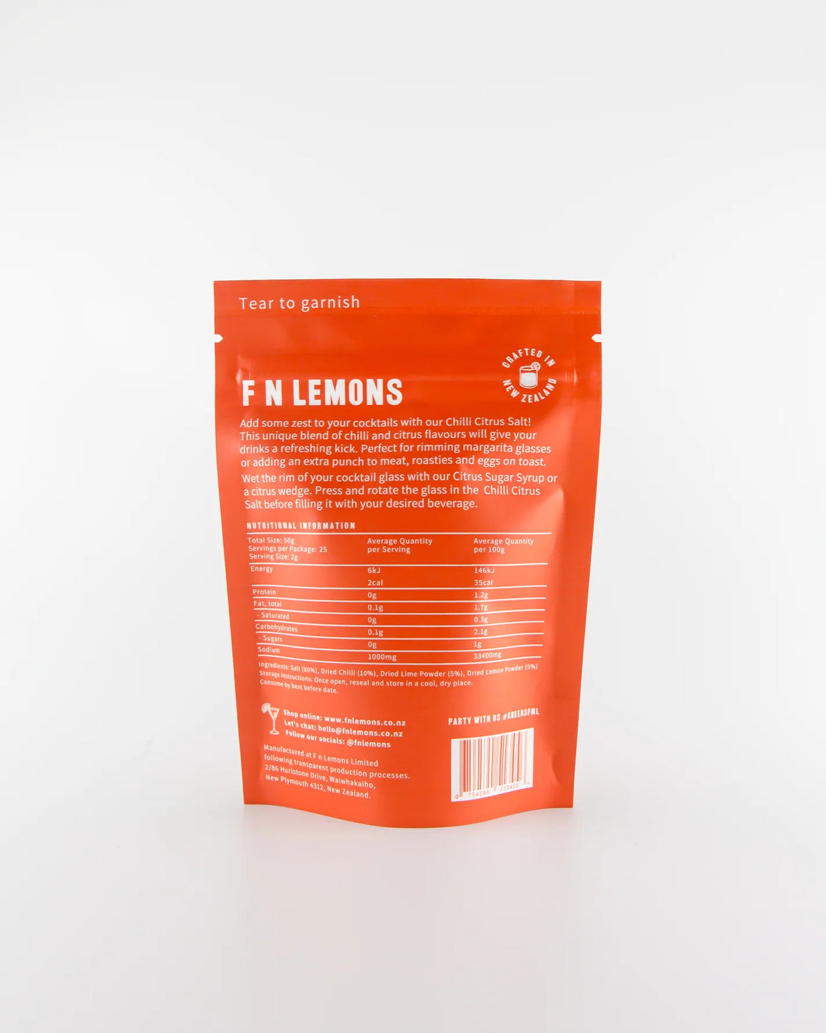Chilli Citrus Salt Rim Dust