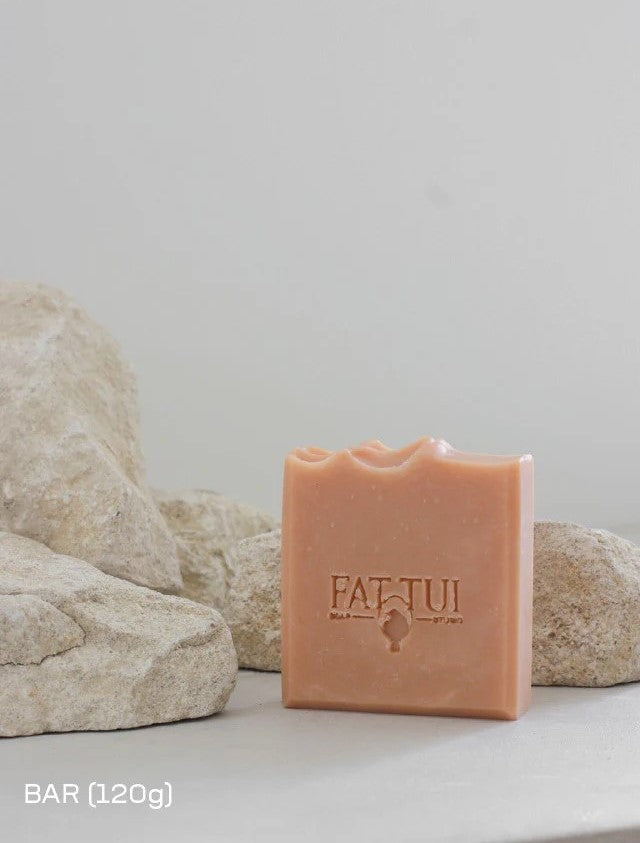 Grapefruit, Geranium and Rose Clay Soap - Bar