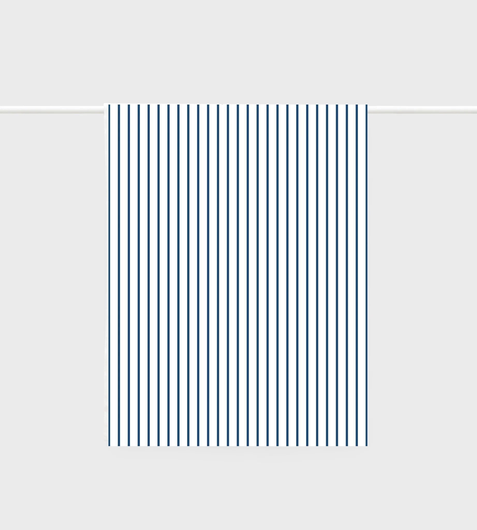 Father Rabbit | Tea Towel | French Nautical Navy Stripe