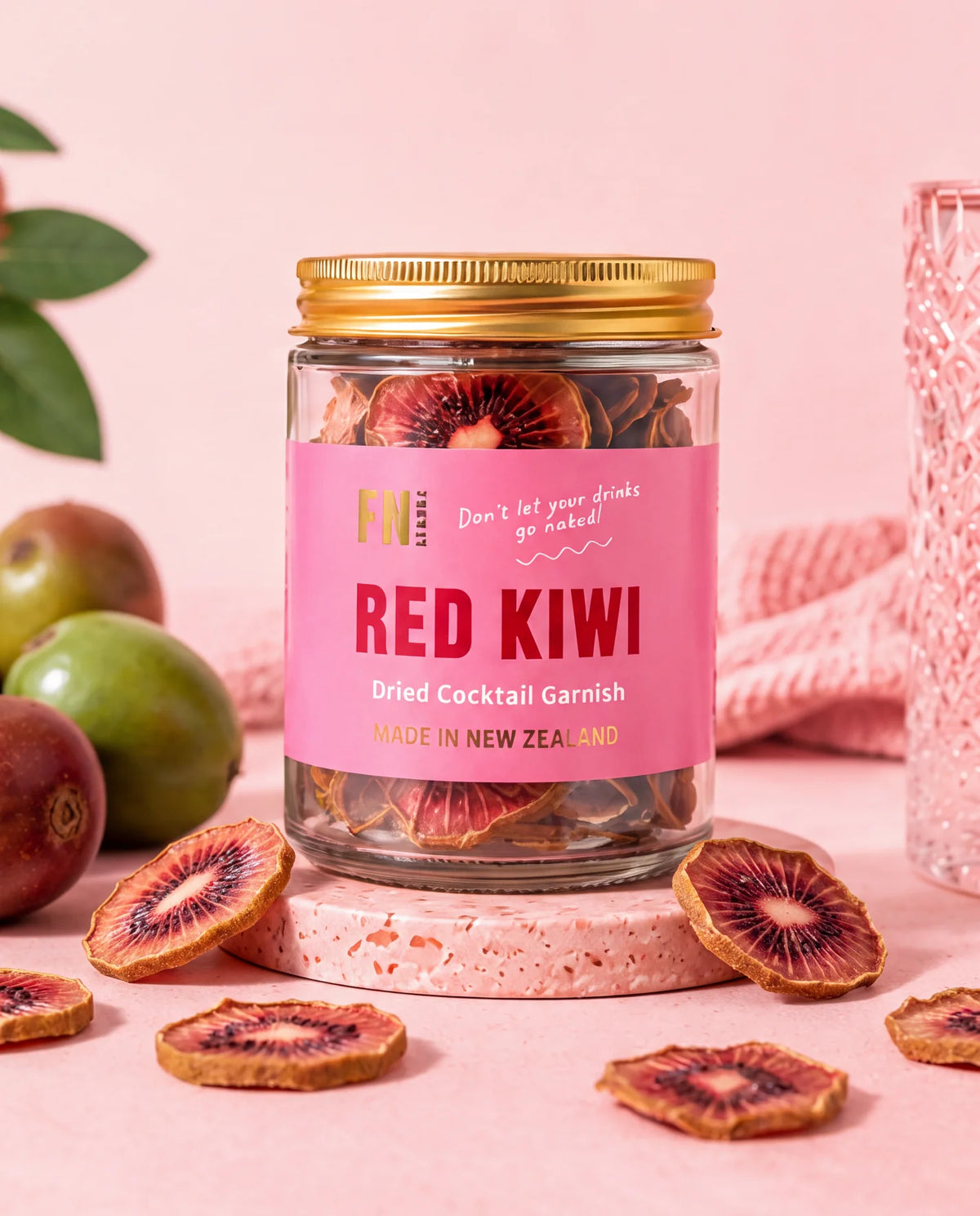 FN Lemons - Dried Red Kiwi - 30g Jar
