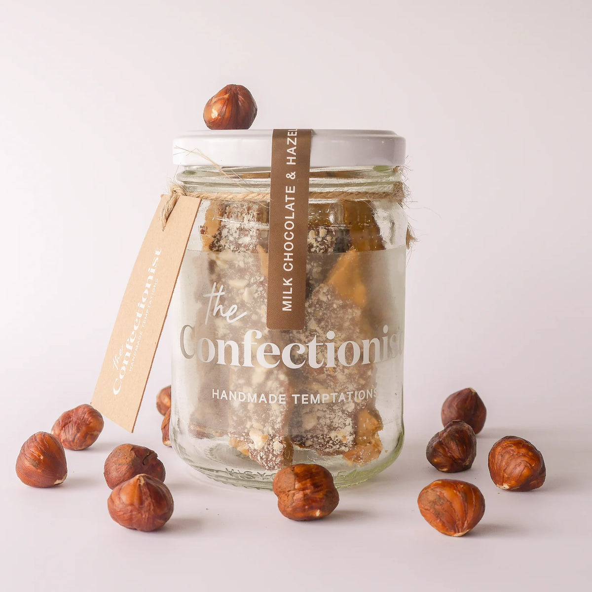 Milk Chocolate + Hazelnut Toffee | 85g Jar
