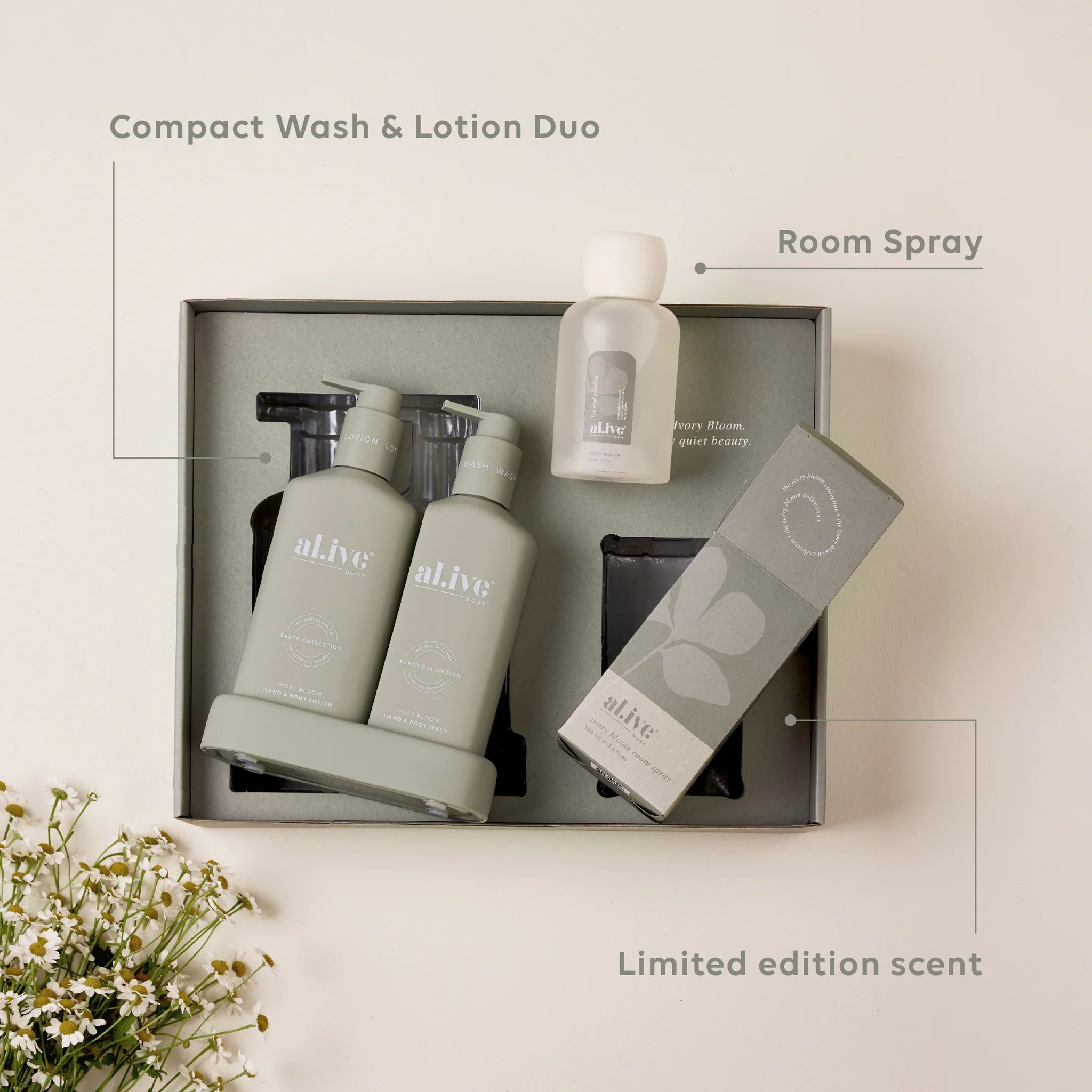Home ritual set - ivory bloom