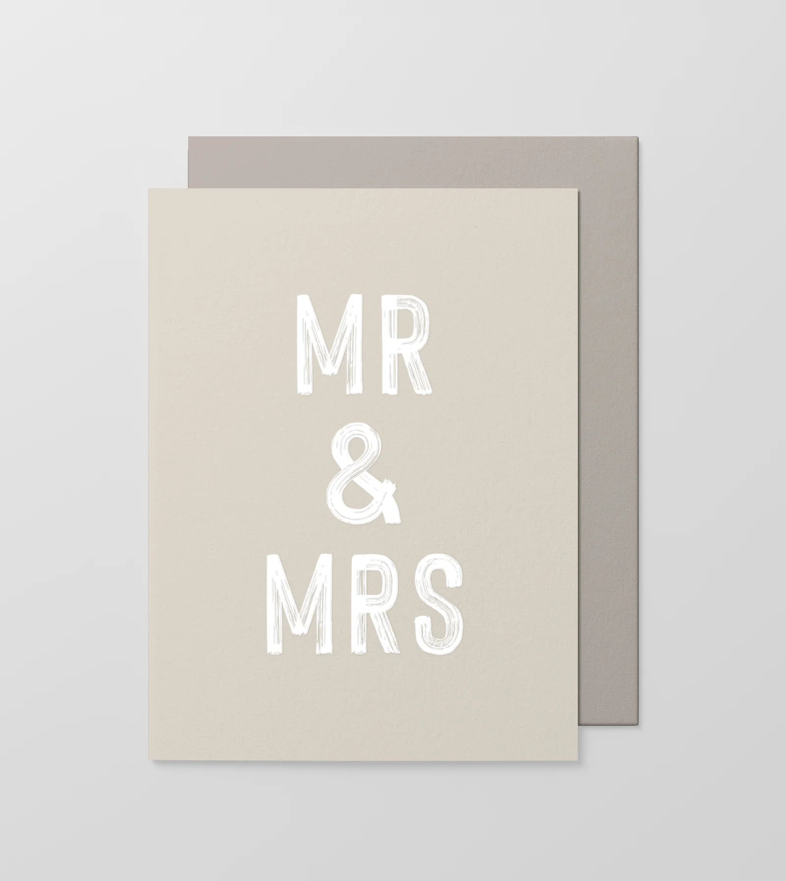 Mr & Mrs greeting card