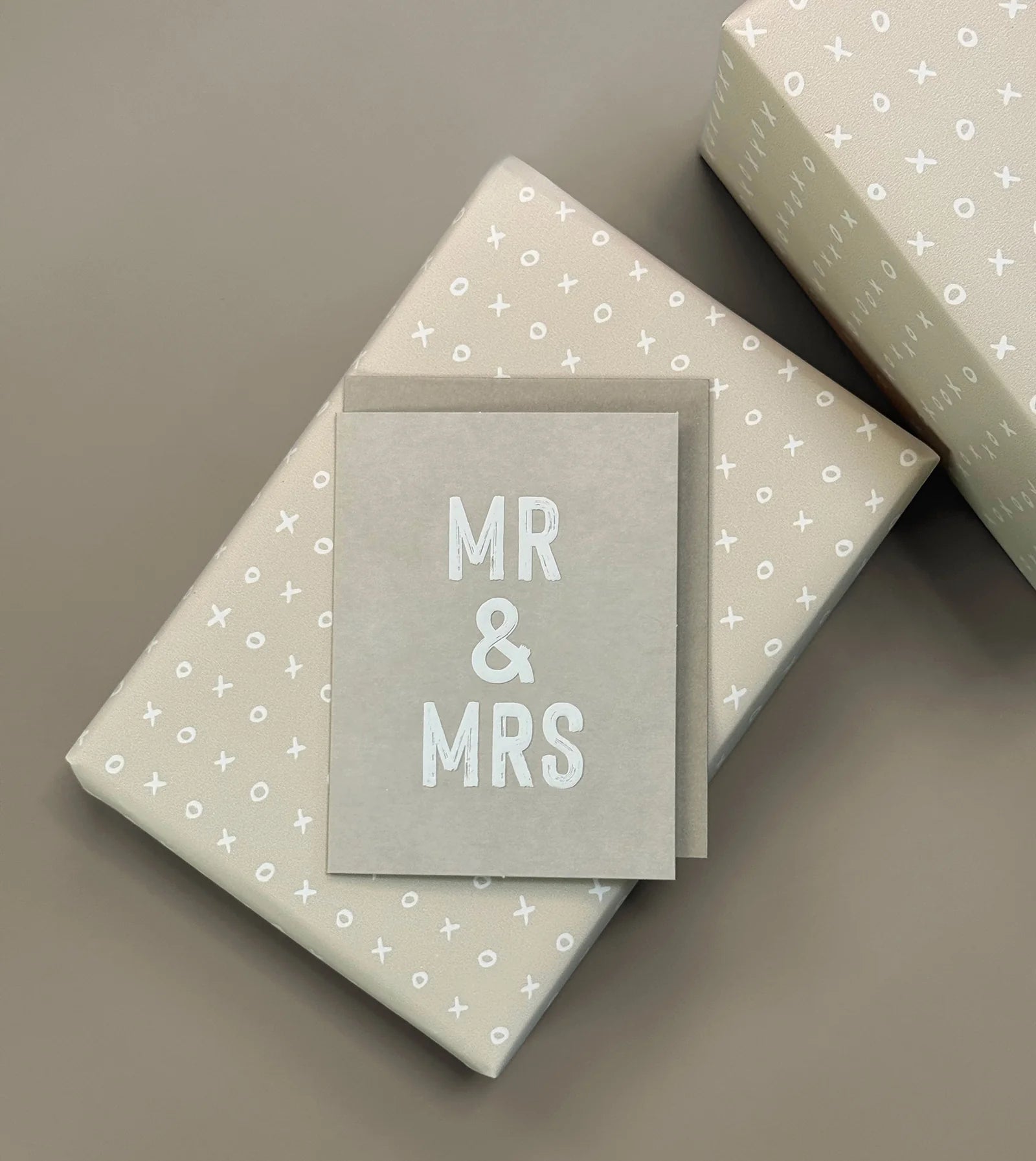 Mr & Mrs greeting card