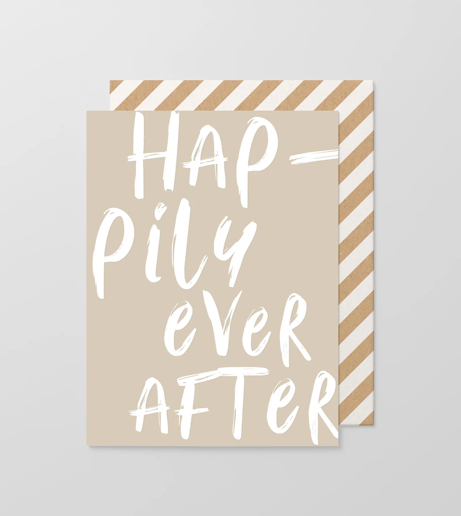 Hap-pily Ever After greeting card