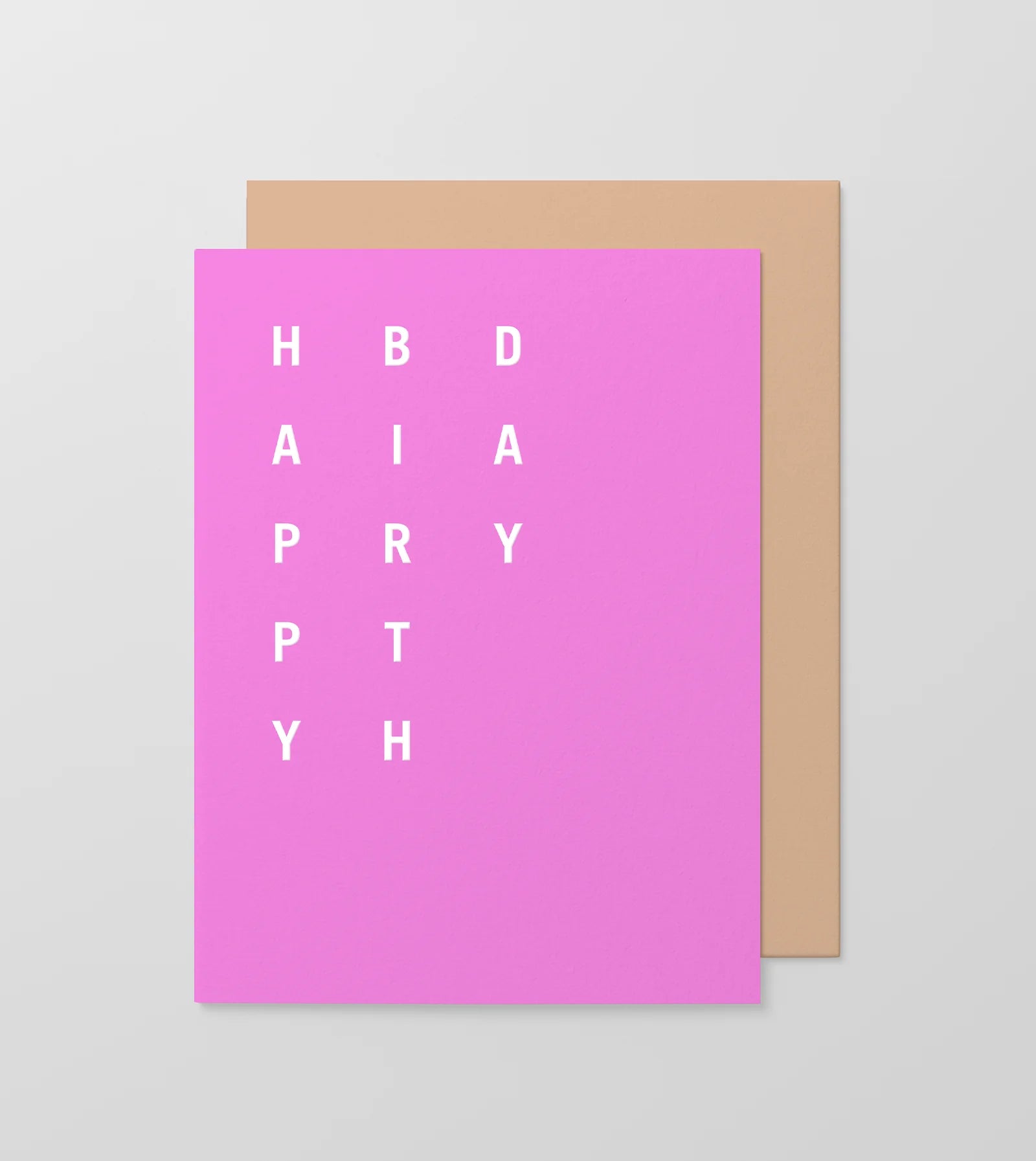 Happy Birthday Vertical greeting card