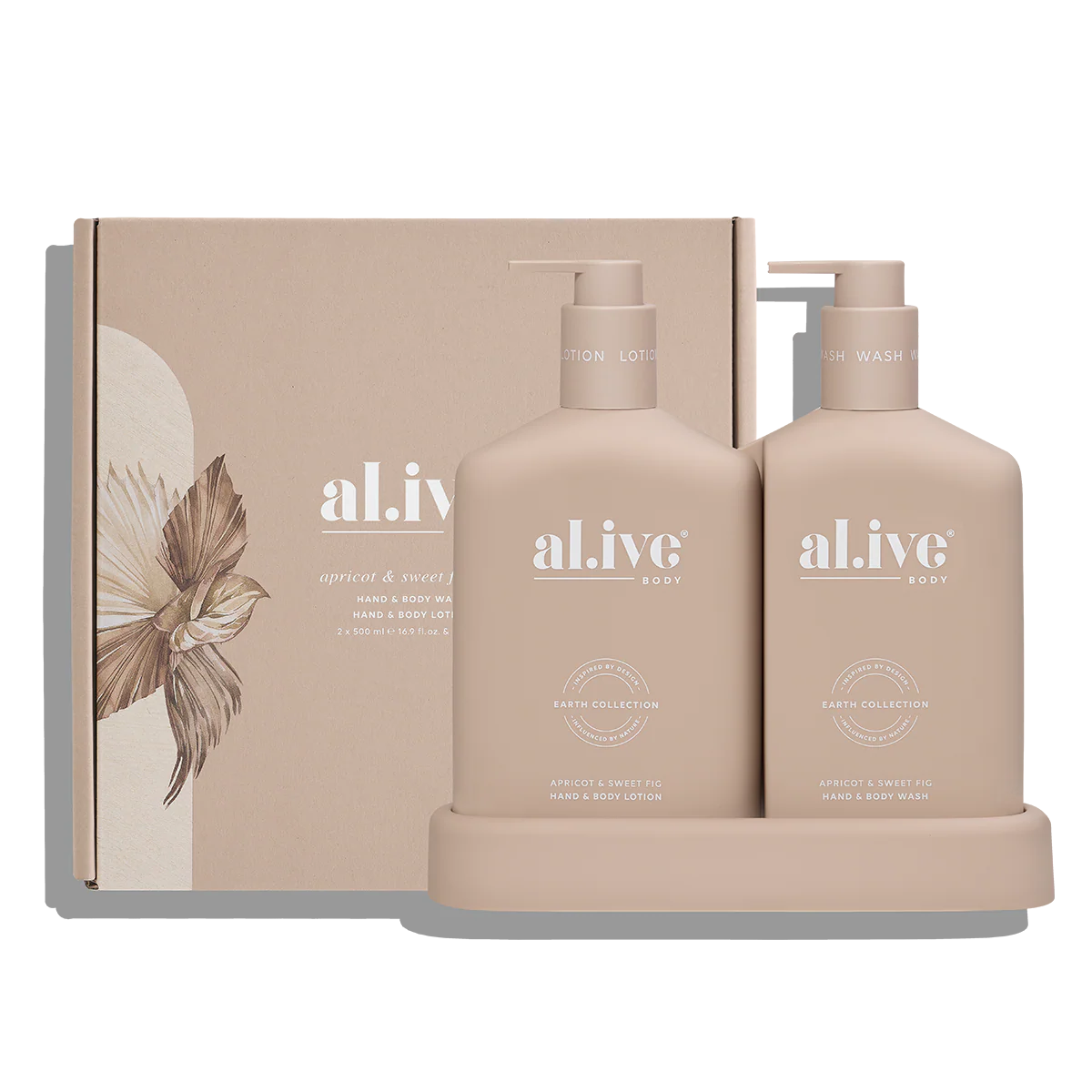 ali.ve - wash + lotion duo - apricot & sweet fig