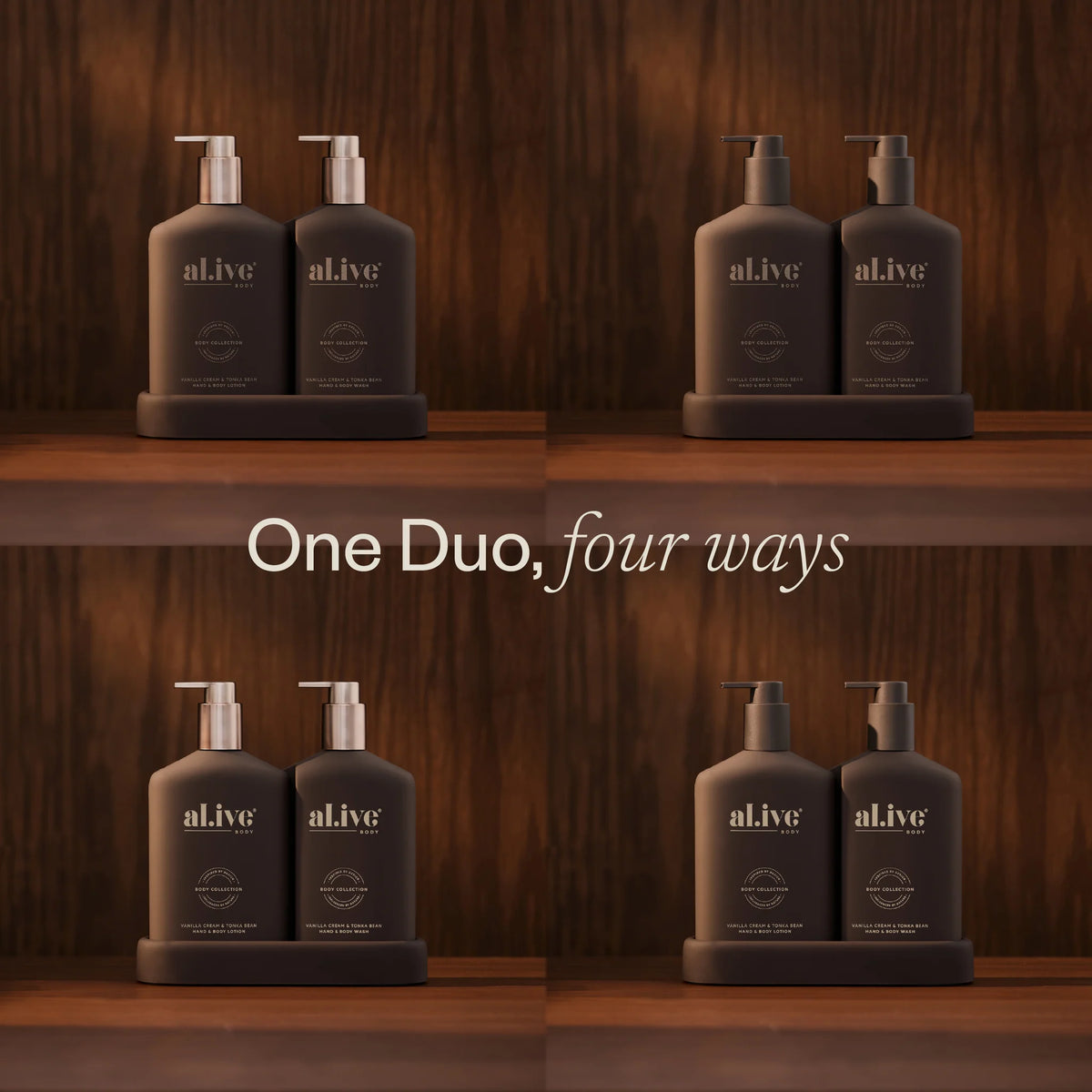 Transformative Wash & Lotion Duo - Vanilla Cream & Tonka Bean - LIMITED EDITION