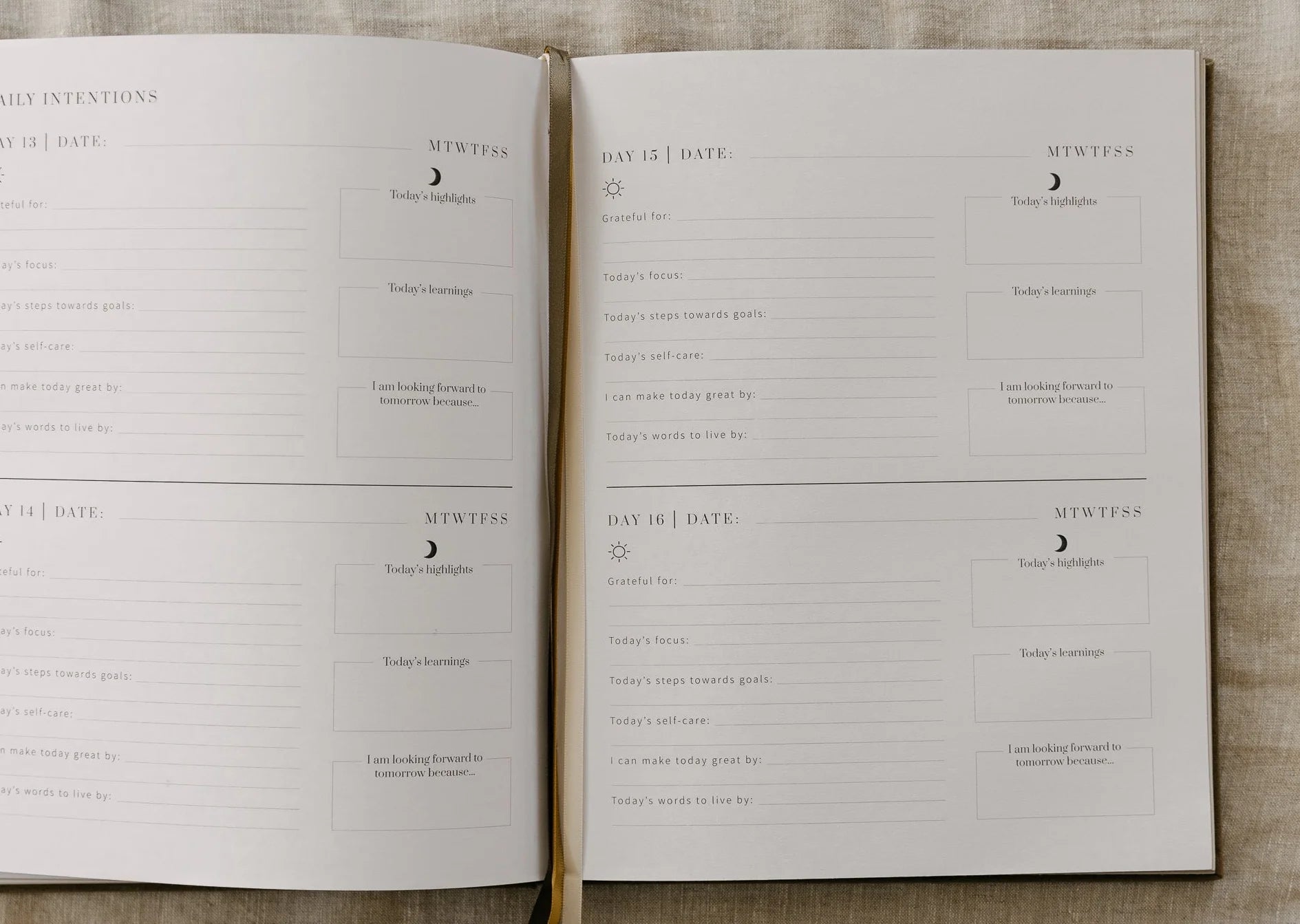 YOU. The Well-being Journal - Olive