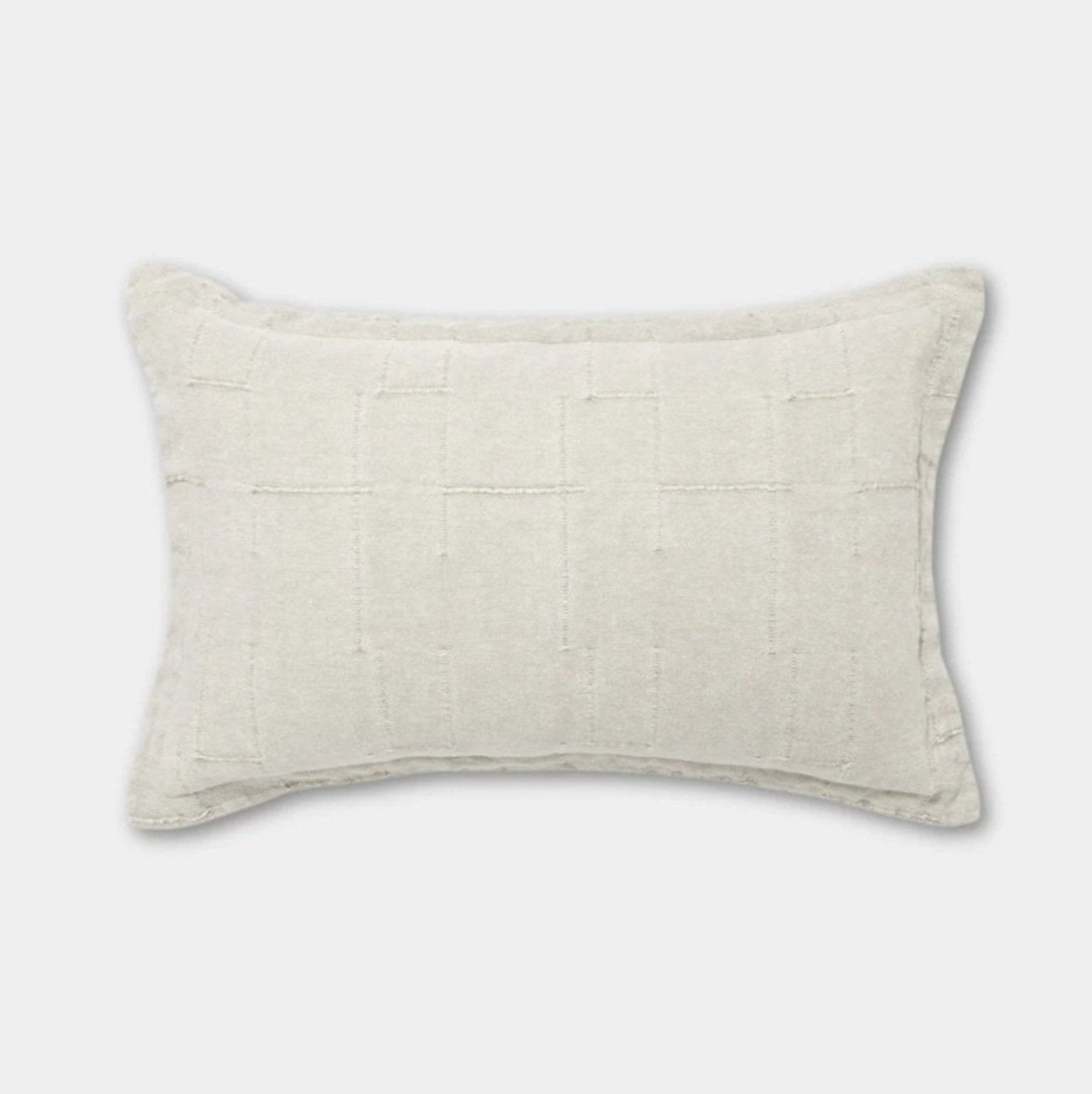 Palermo French Linen Rectangle Cushion - Sage