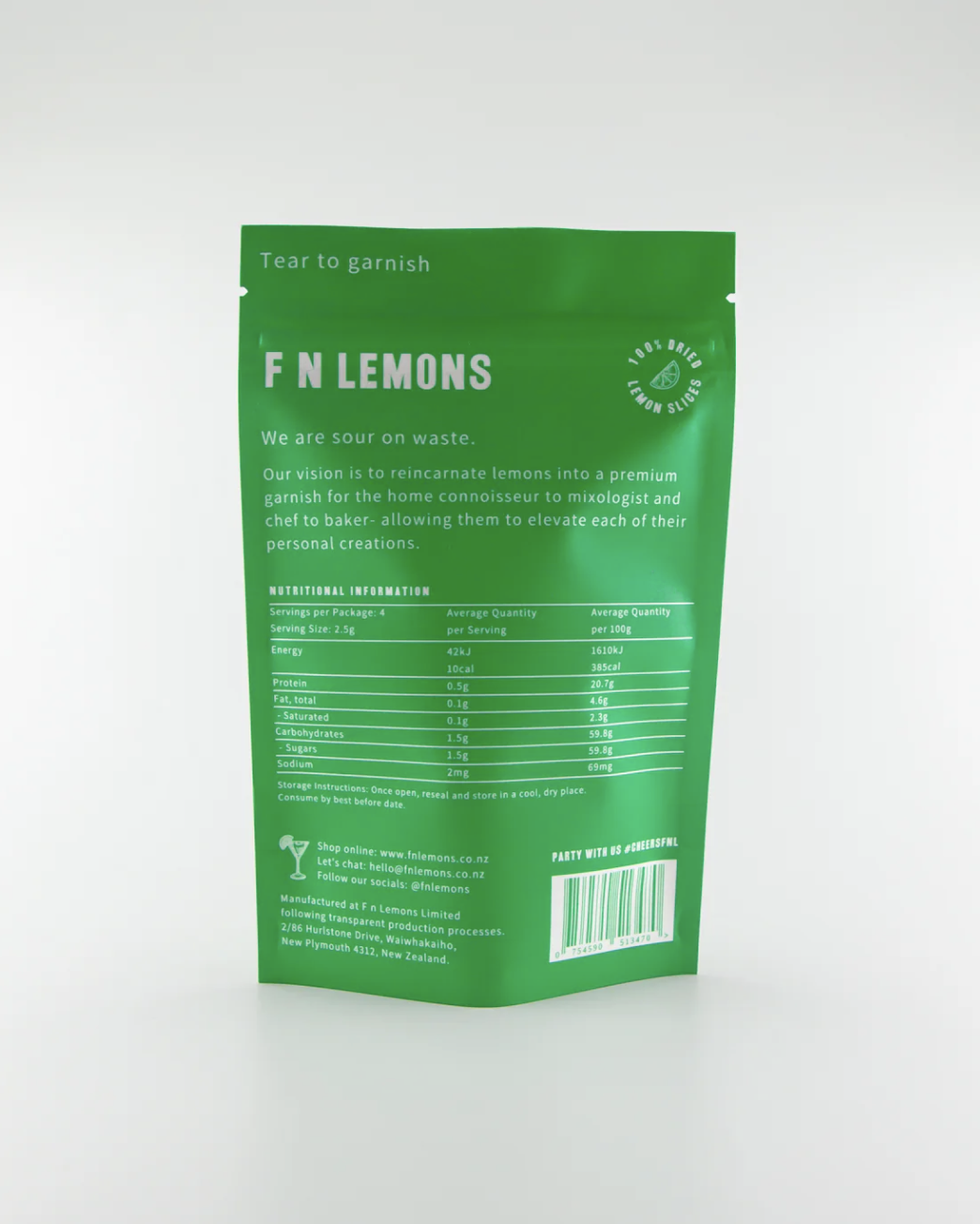 Preserved Lemons 10slice Pouch