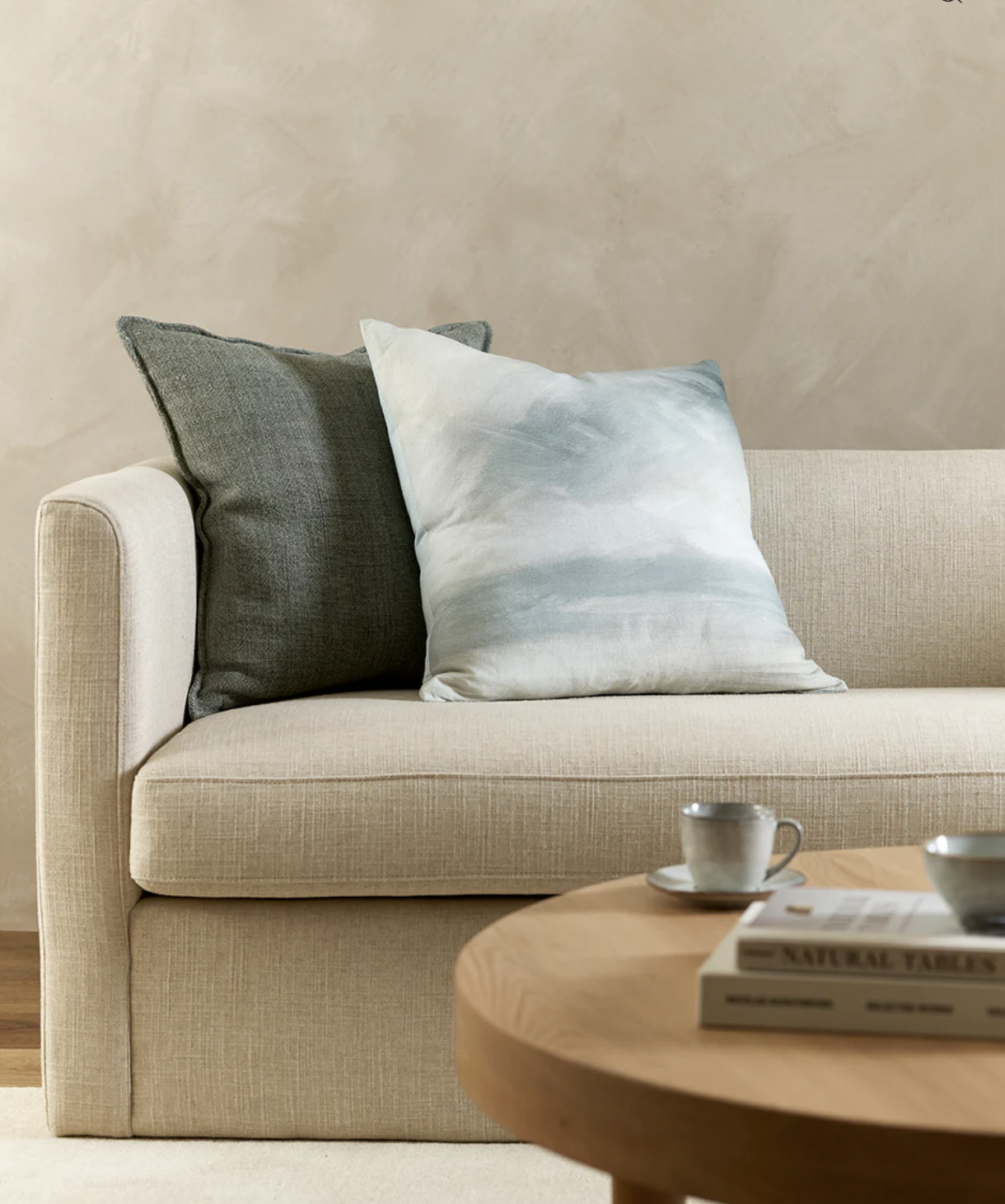 Flaxmill Cushion  - Sage 50 x 50cm