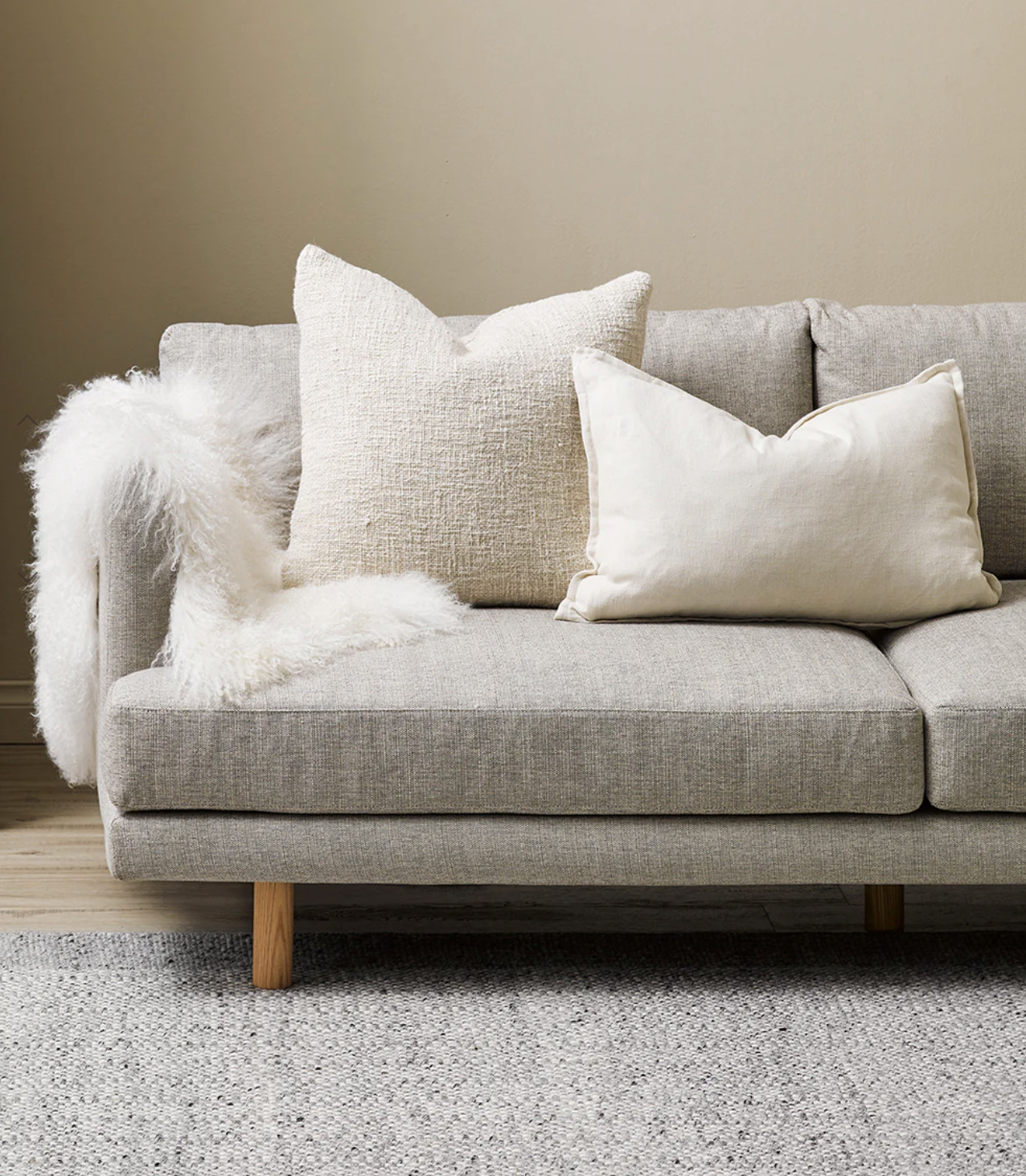 Arcadia Cushion  - Almond 40 x 60cm