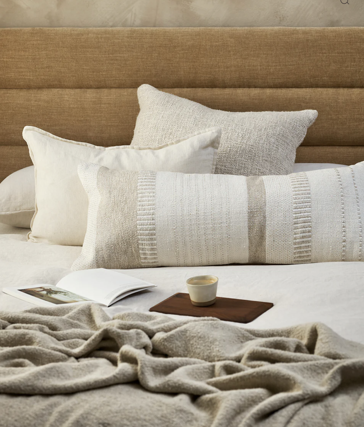 Arcadia Cushion  - Almond 40 x 60cm