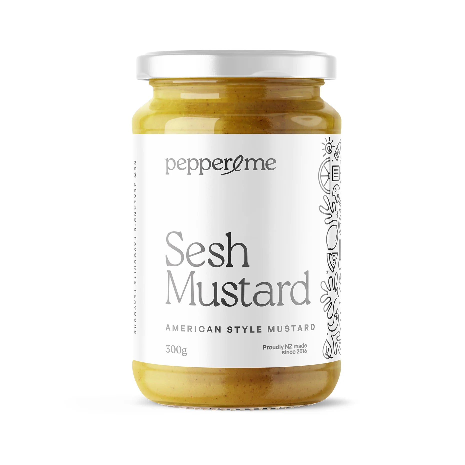 Pepper & Me Sesh Mustard - American Style Mustard