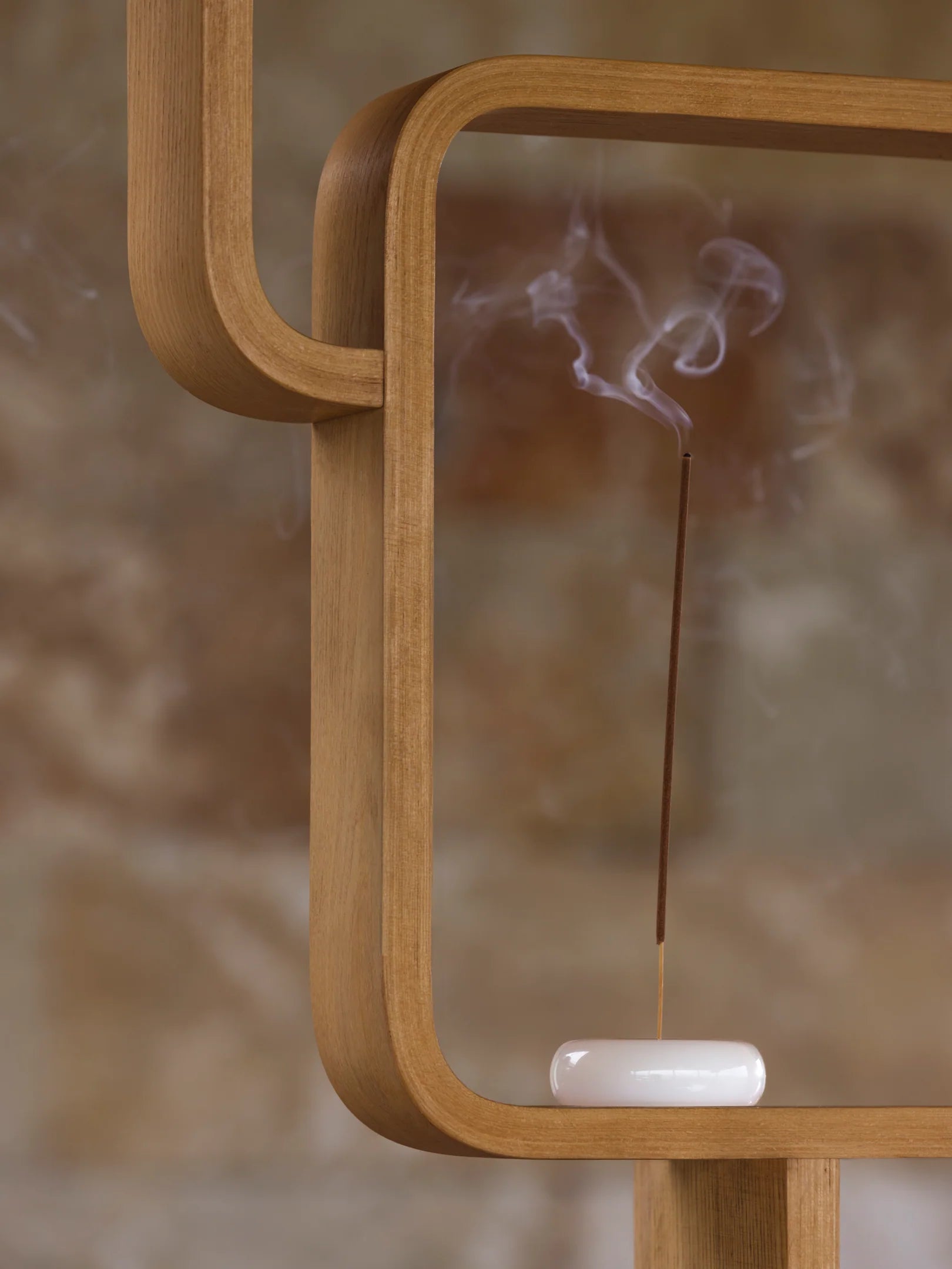 Citta -  Haze Incense Holder - White