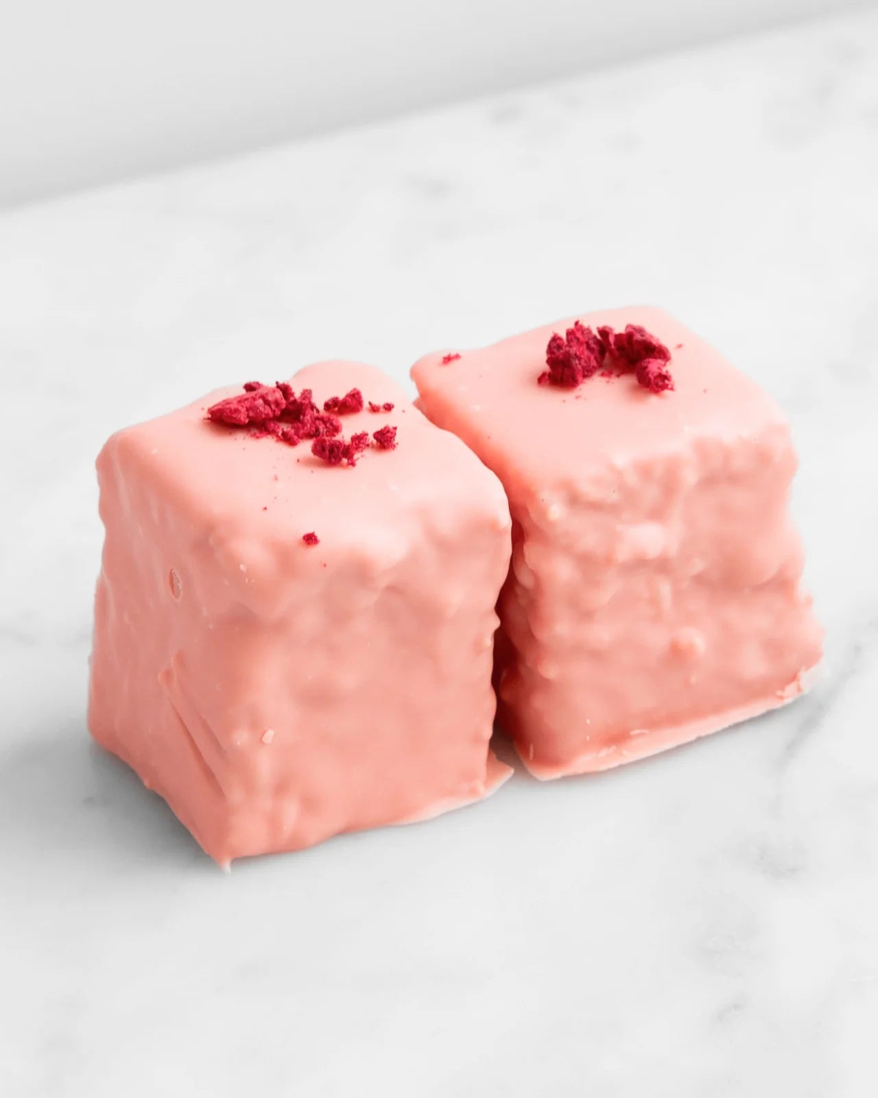 Raspberry Shortcake Marshmallows