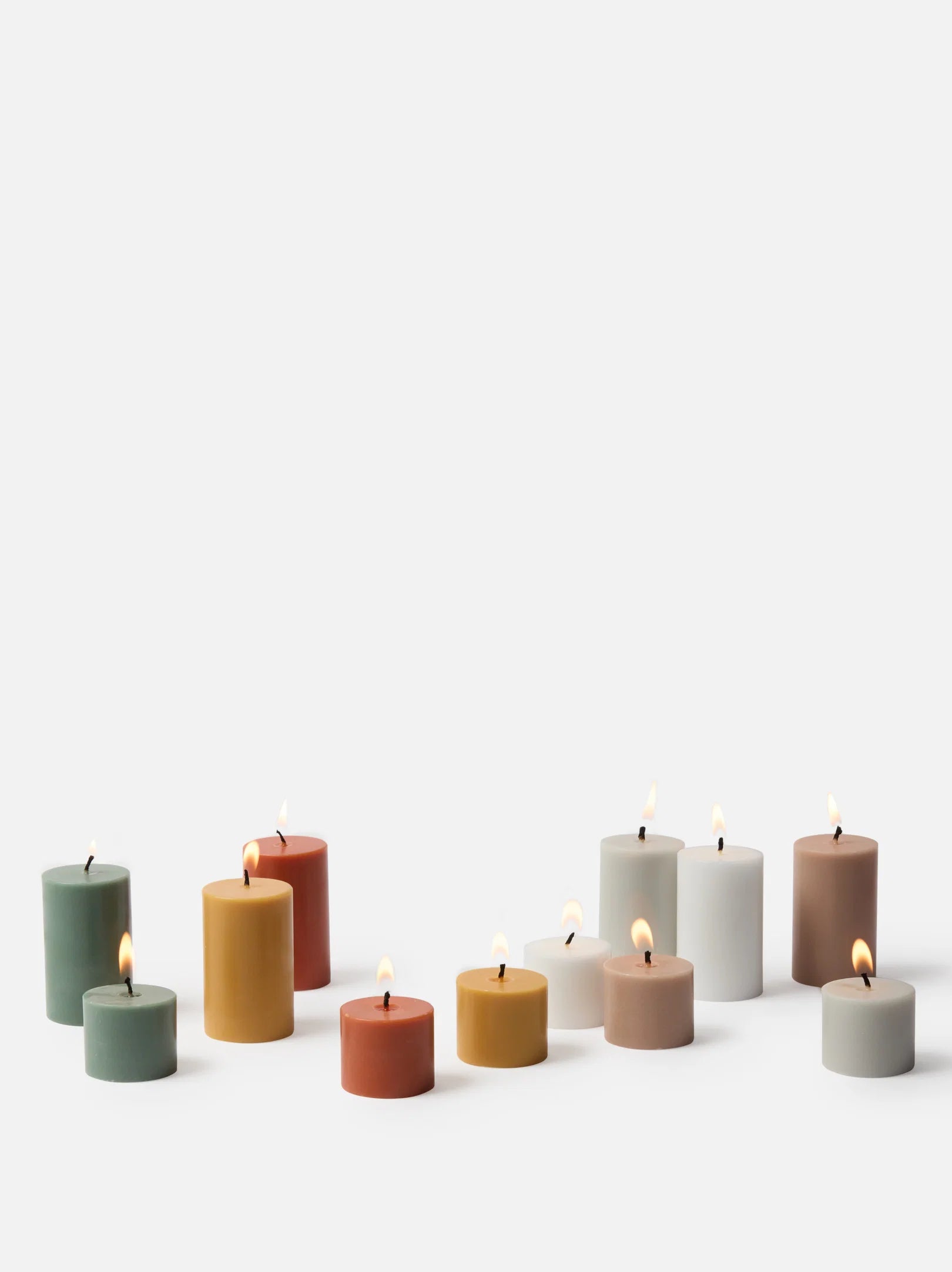 Citta -  Pillar Candle Set / 4 - Medium