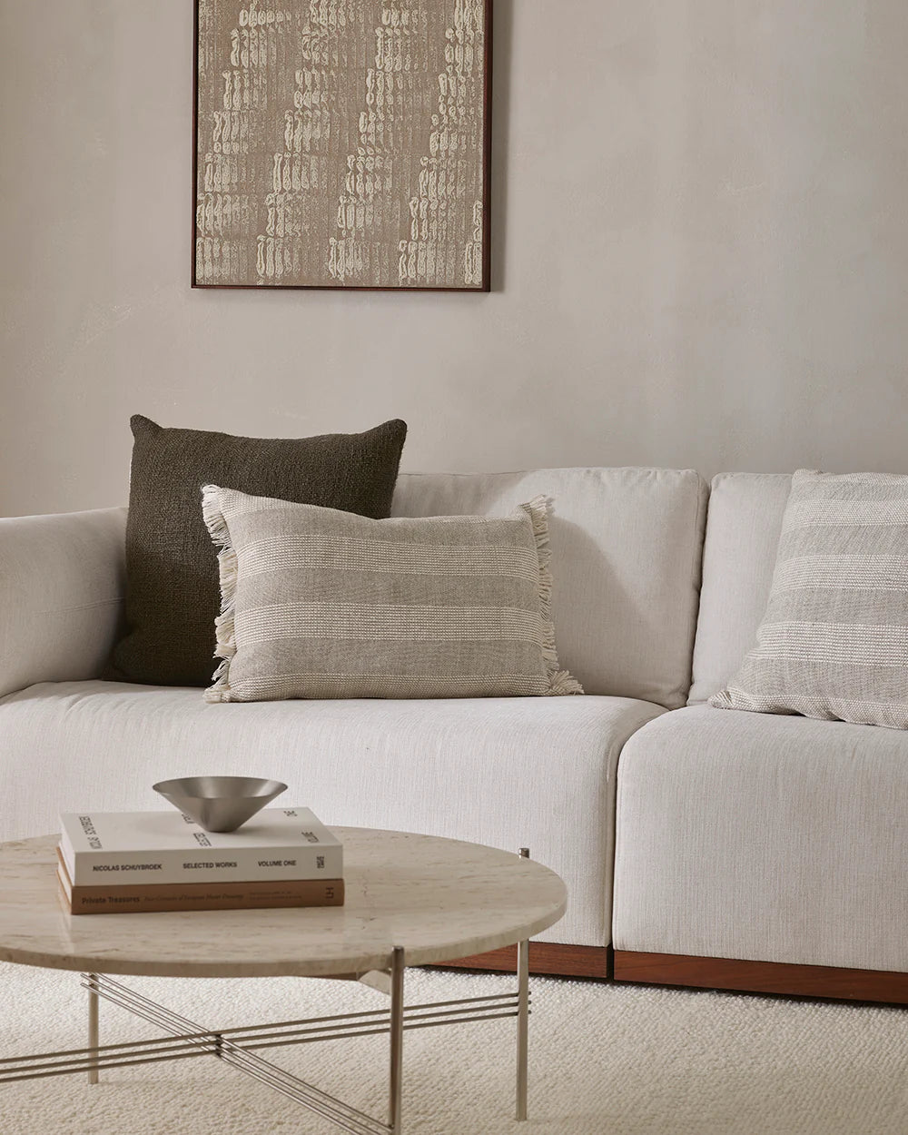 Baya - Carson Natural Cushion - 40 x 60cm