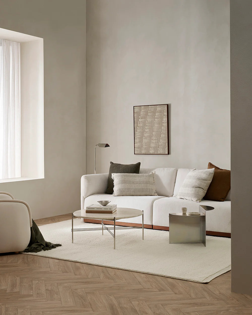 Baya - Carson Natural Cushion - 40 x 60cm