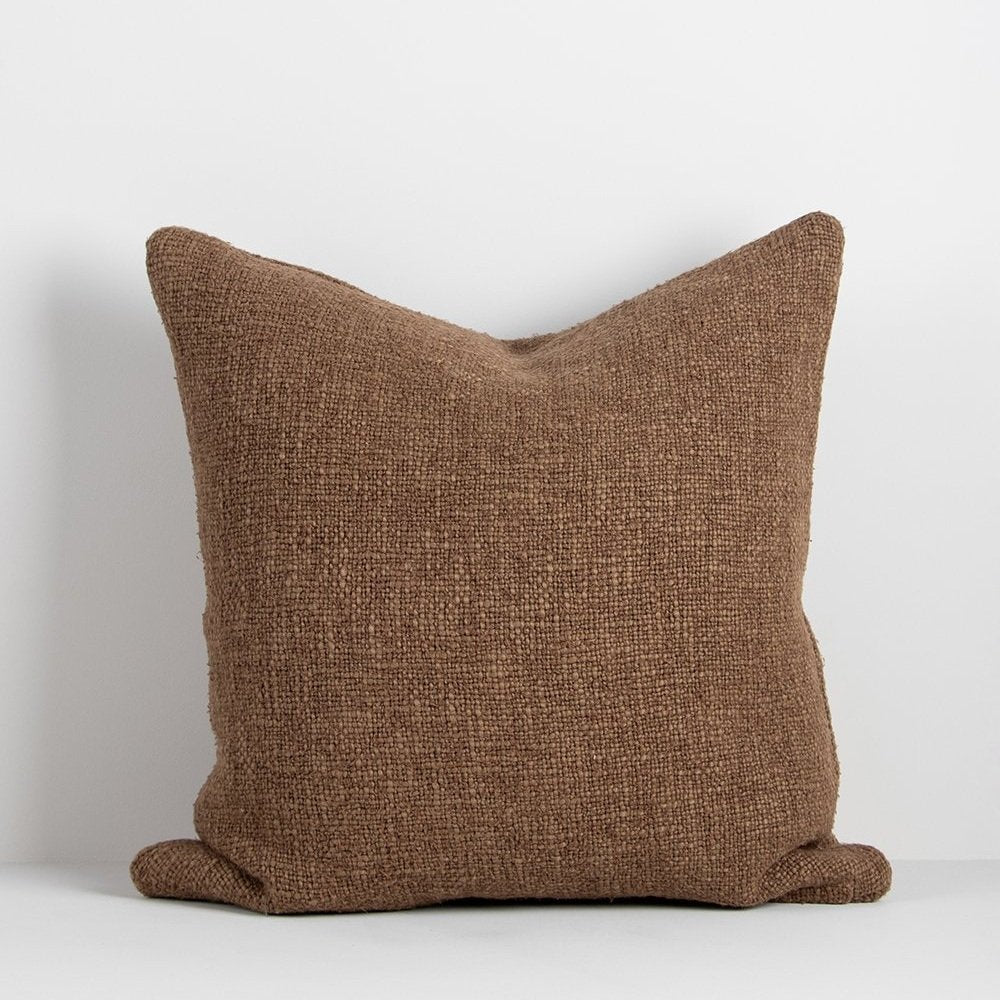 Cyprian Cocoa Cushion - 50 x 50cm