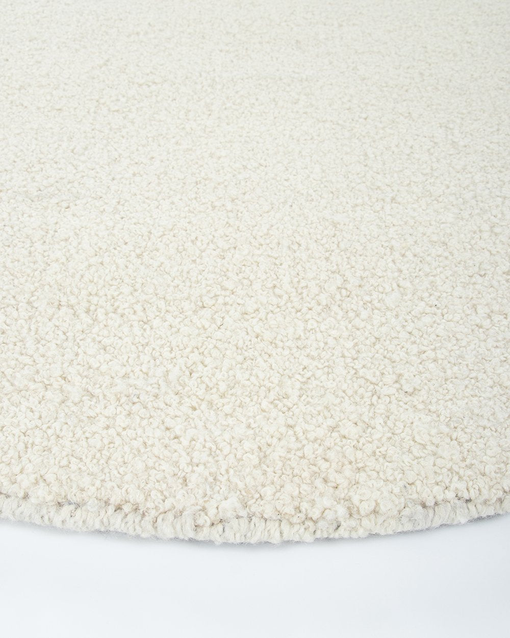 Baya | Dorset Round Rug - Natural White