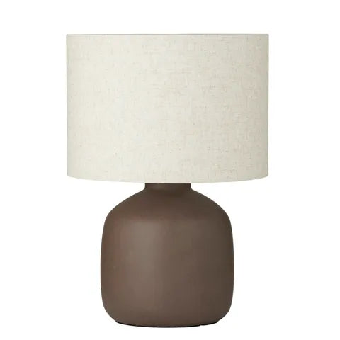 Byrne Ceramic Lamp - Cocoa