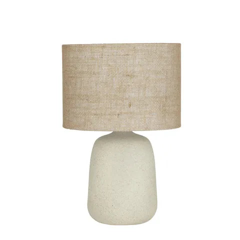 Warwick Cer Table Lamp - Stone