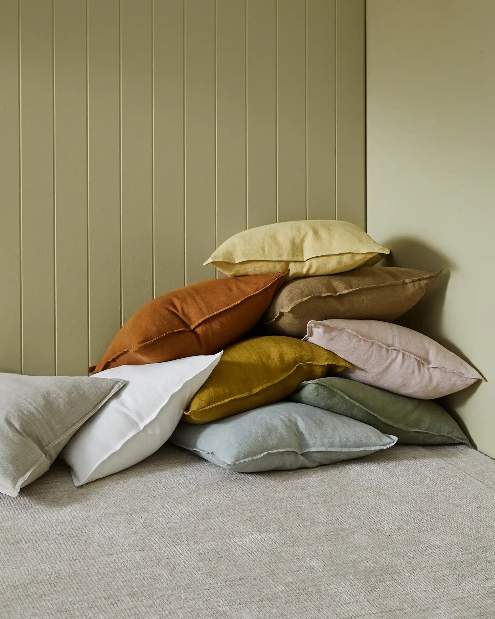 Weave - Como Olive Cushion - 40 x 60cm