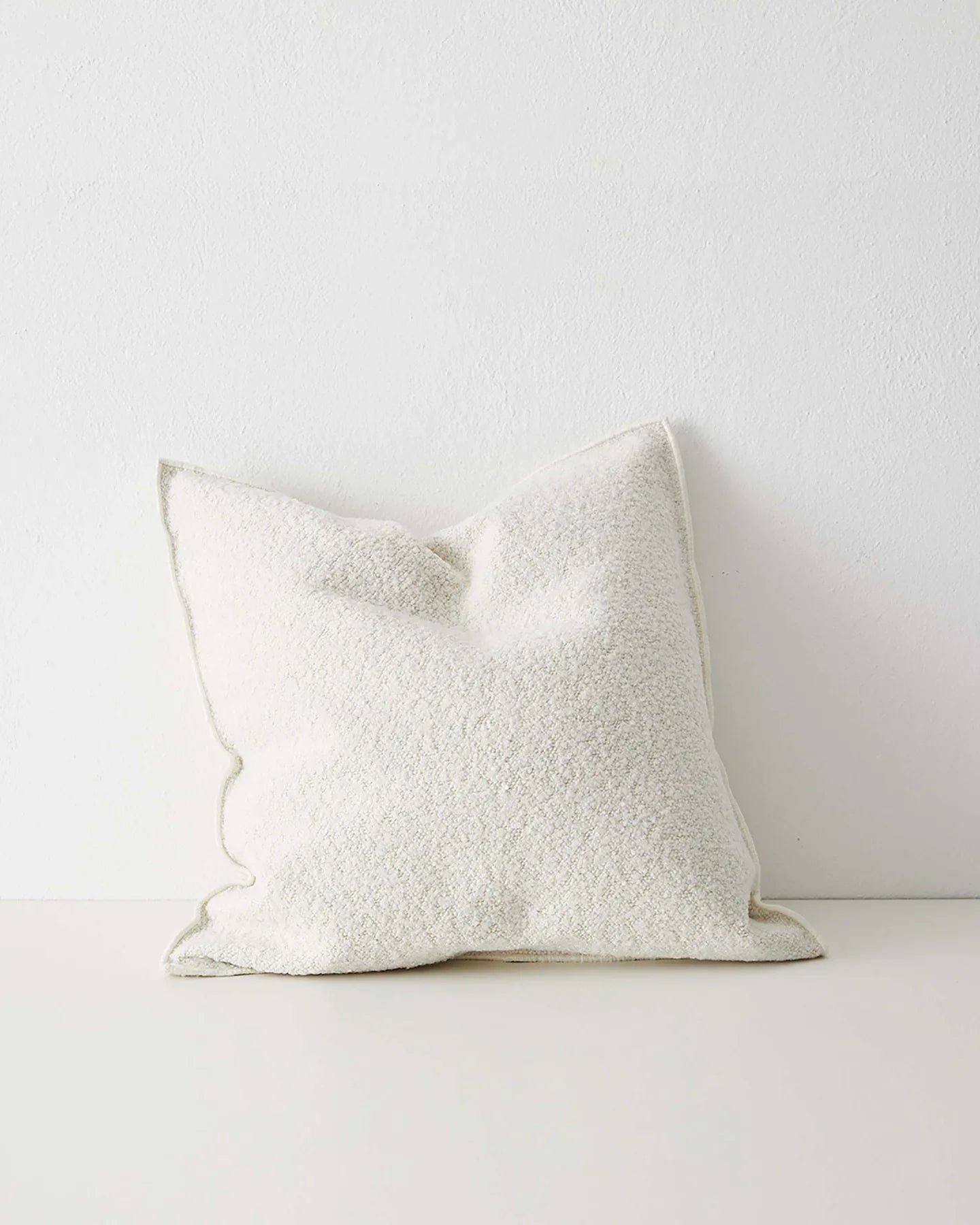 Weave - Alberto Ivory Cushion - 50 x 50cm
