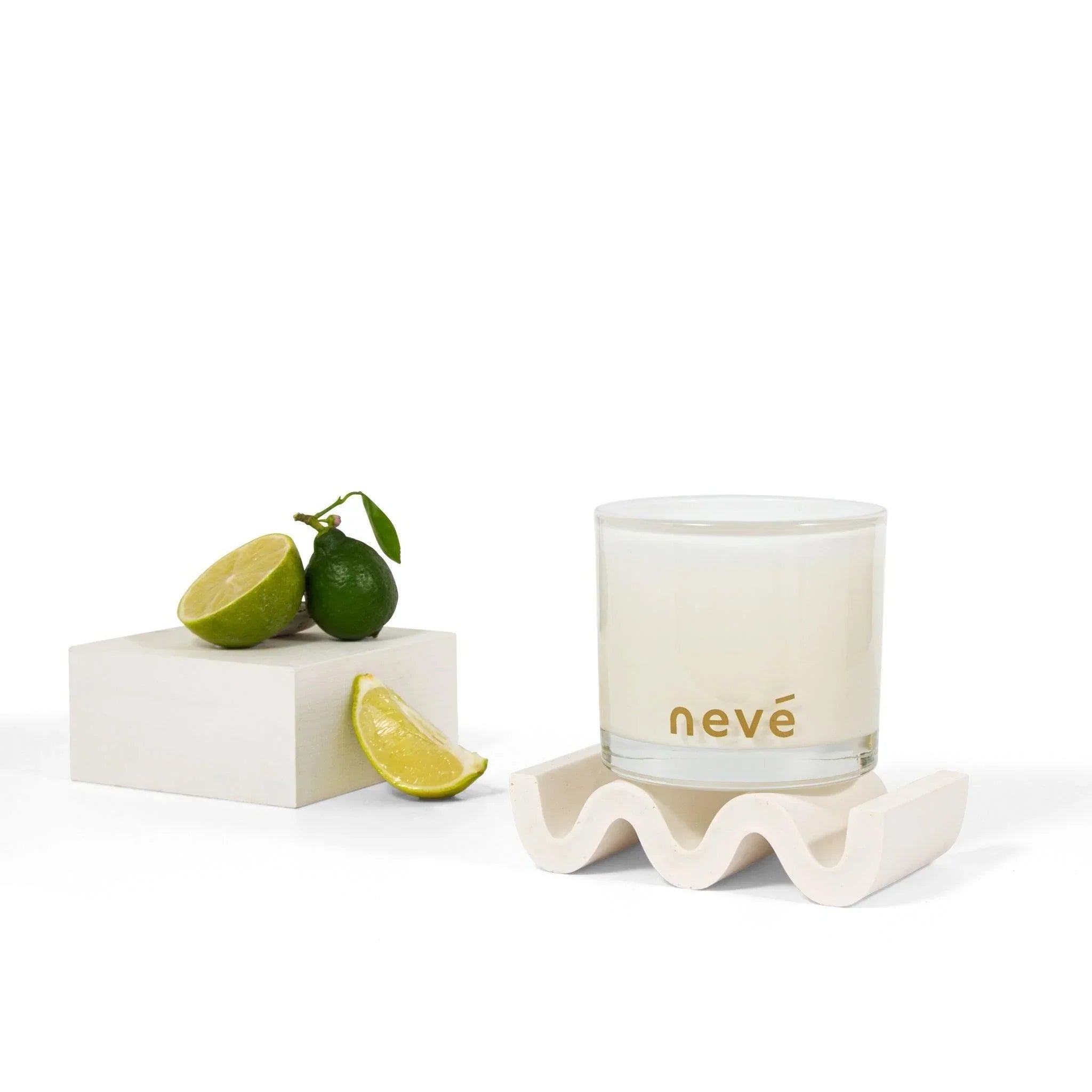 Neve - Kowhai Blossom + Lime Candle - Medium