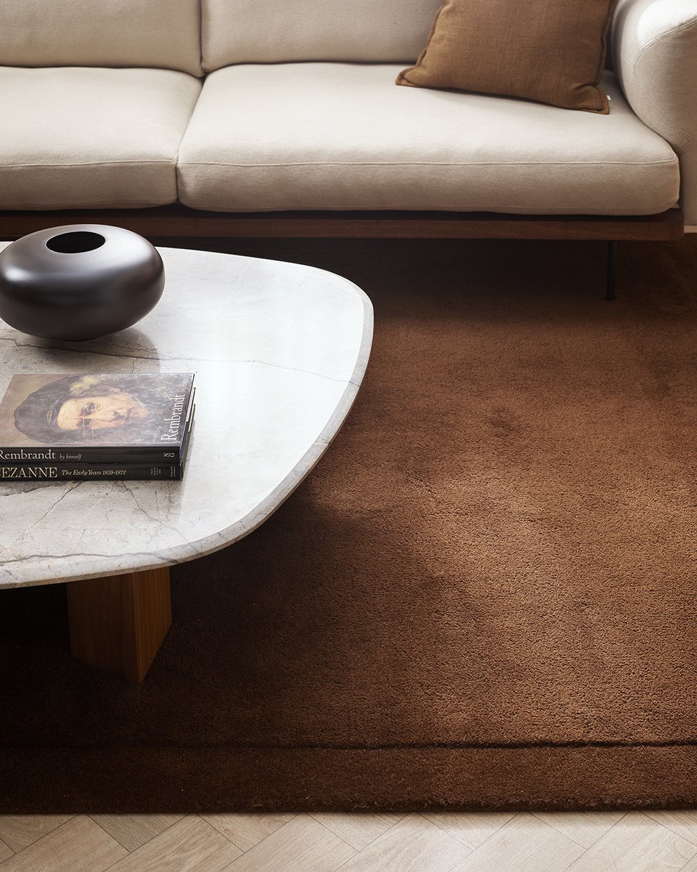Baya | Norfolk Floor Rug - Chocolate