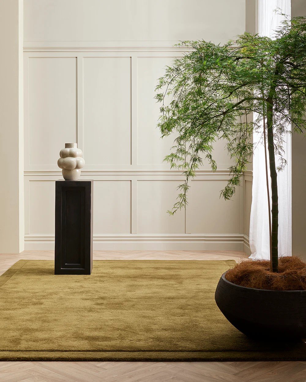 Baya | Norfolk Floor Rug - Olive