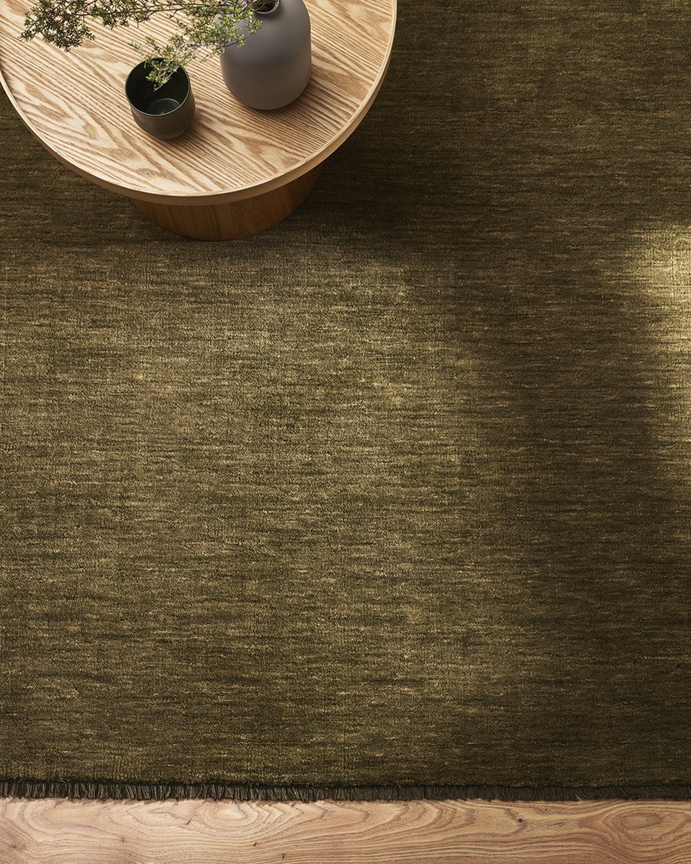 Baya | Sandringham Floor Rug  - Moss