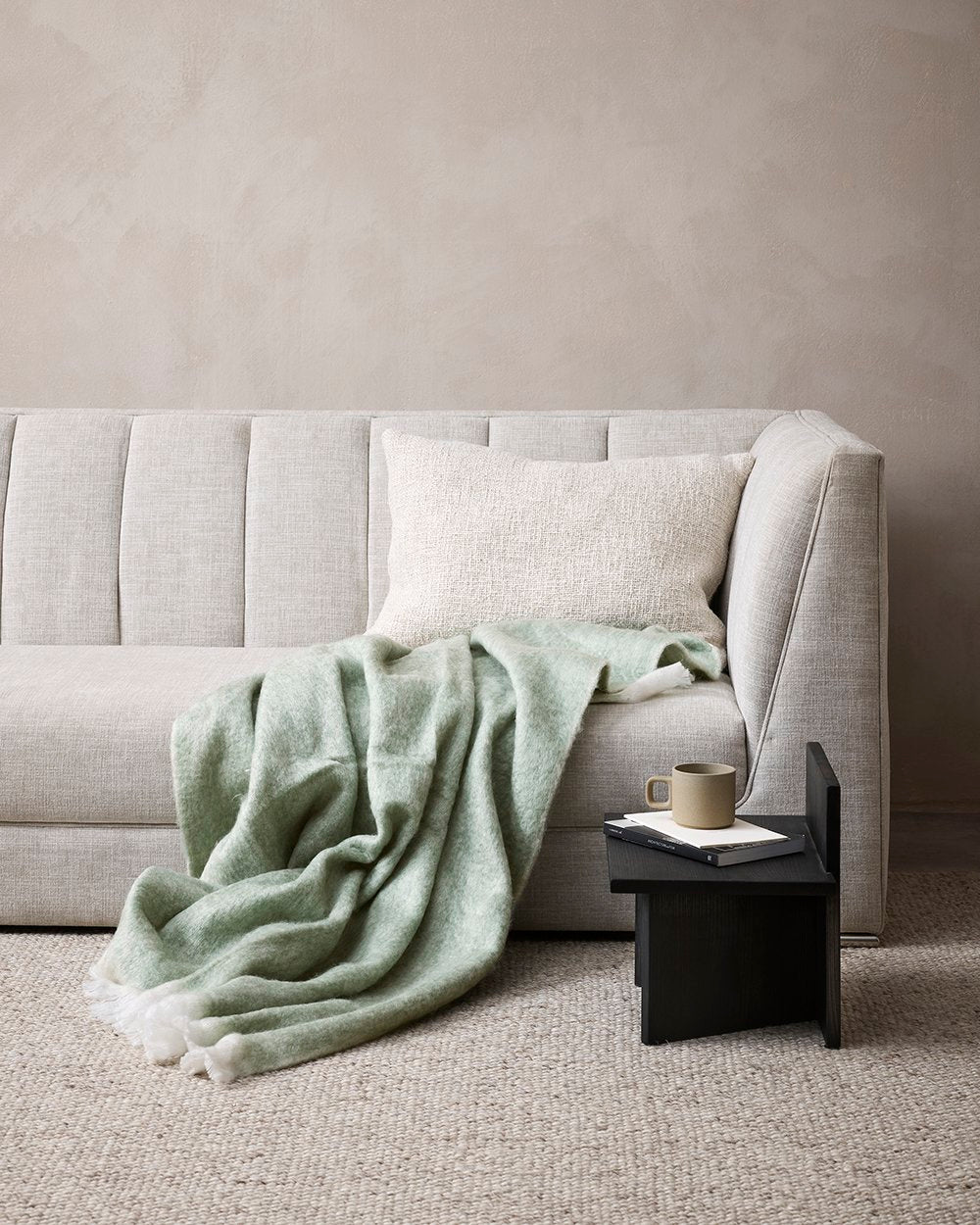Sorrento Throw - Sage 125 x 150cm
