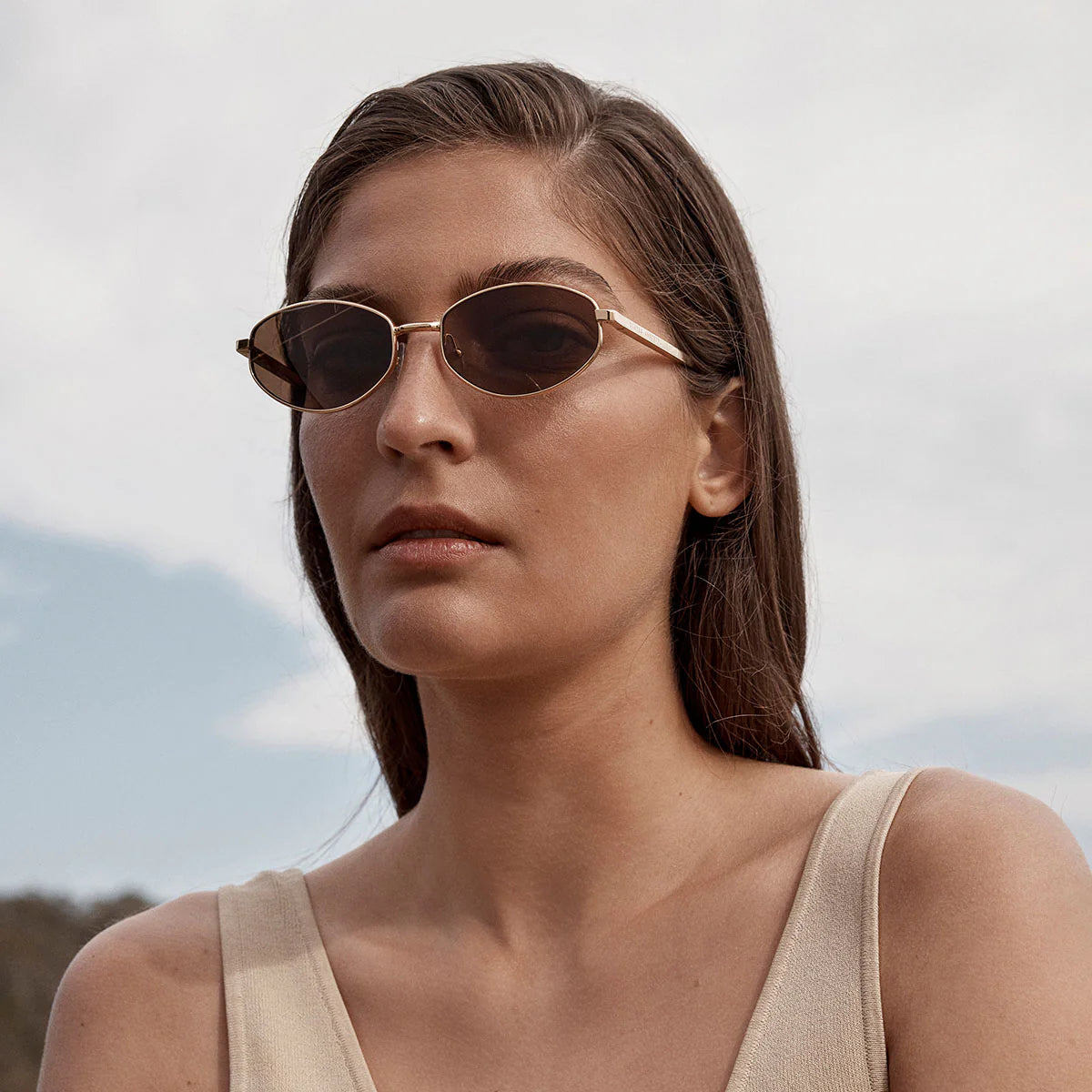 Enigma Gold Sunglasses