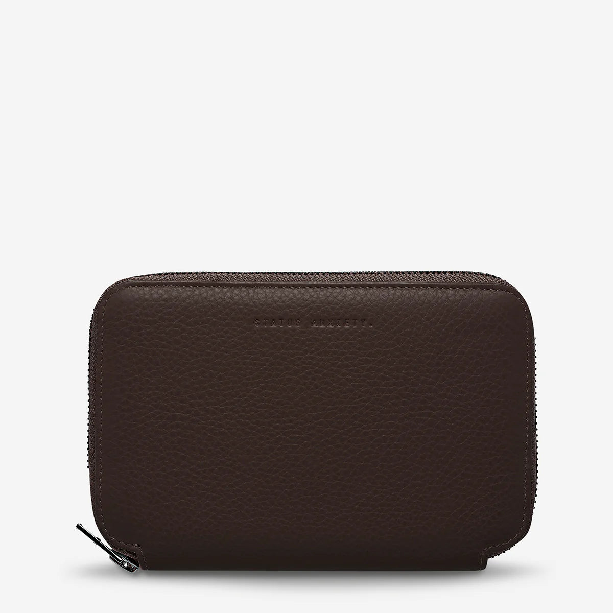 Nowhere To Be Found Passport Wallet -  Cocoa